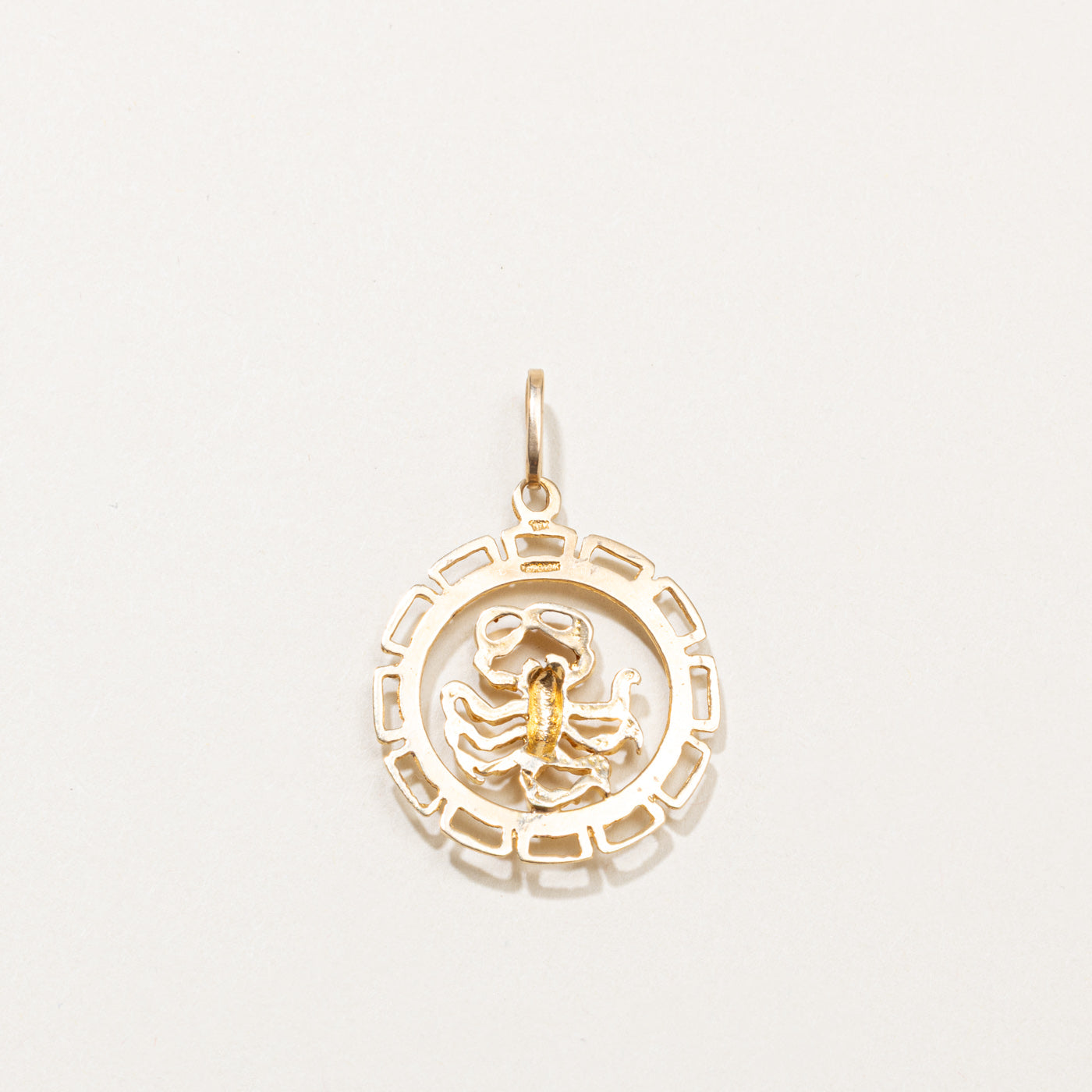 10k Scorpio Zodiac Charm