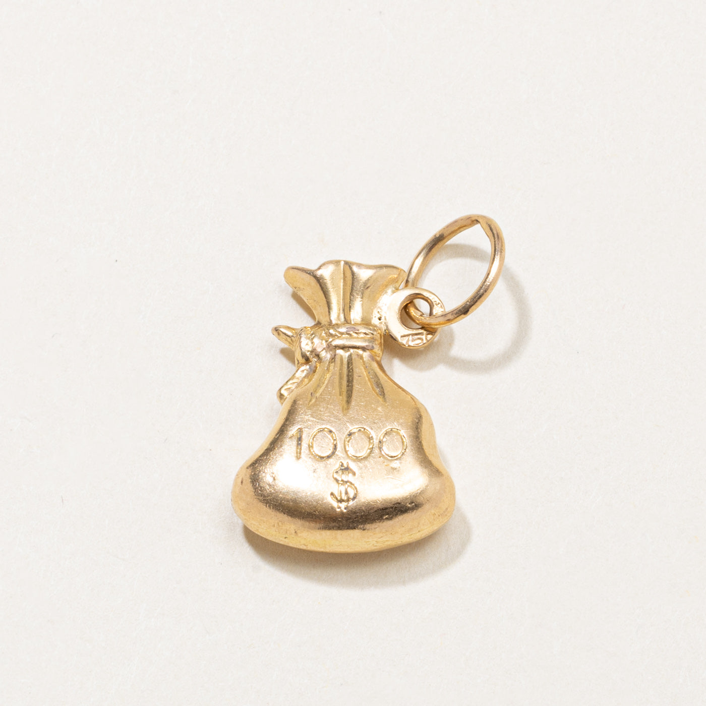 18k Money Bag Charm