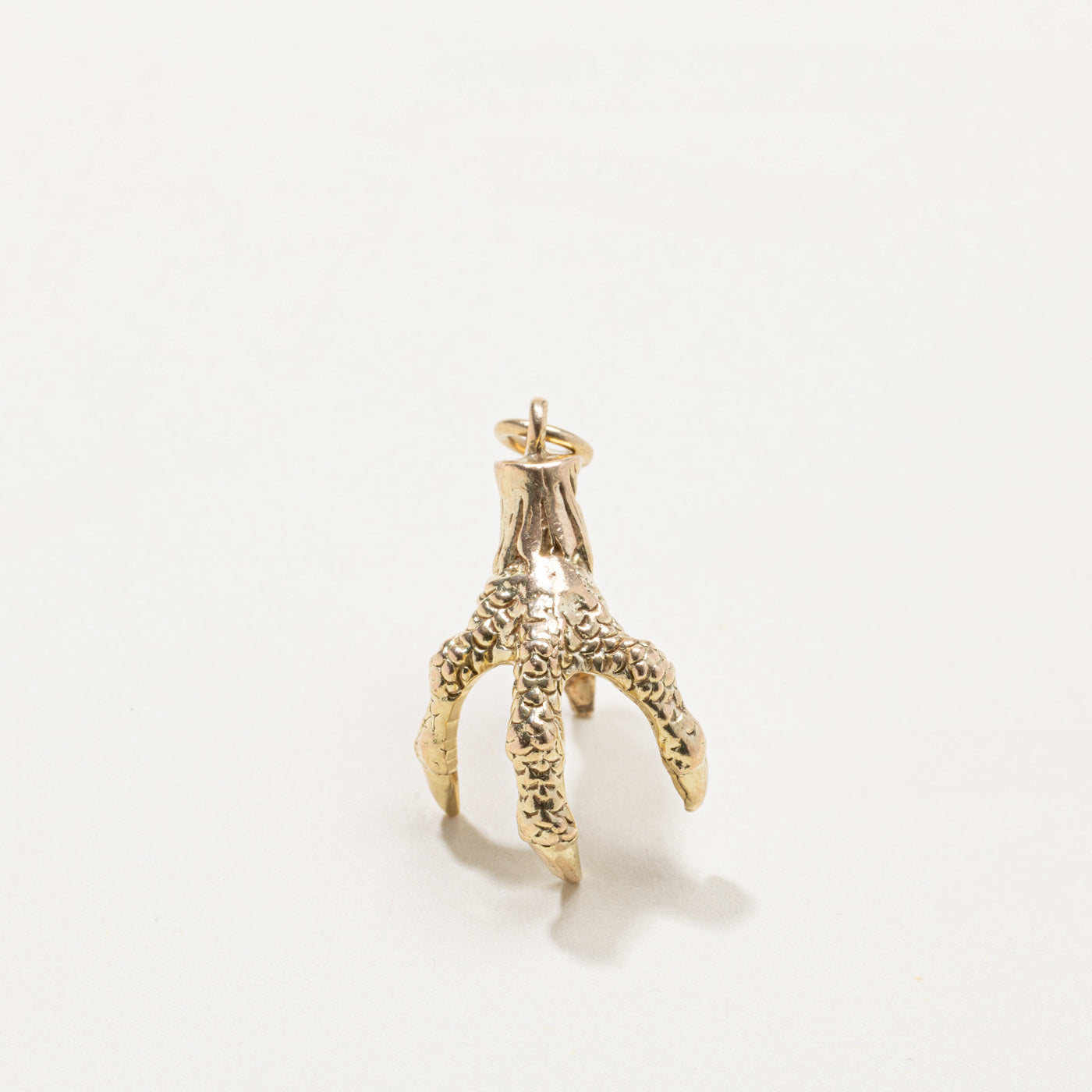 9k Bird Claw Charm