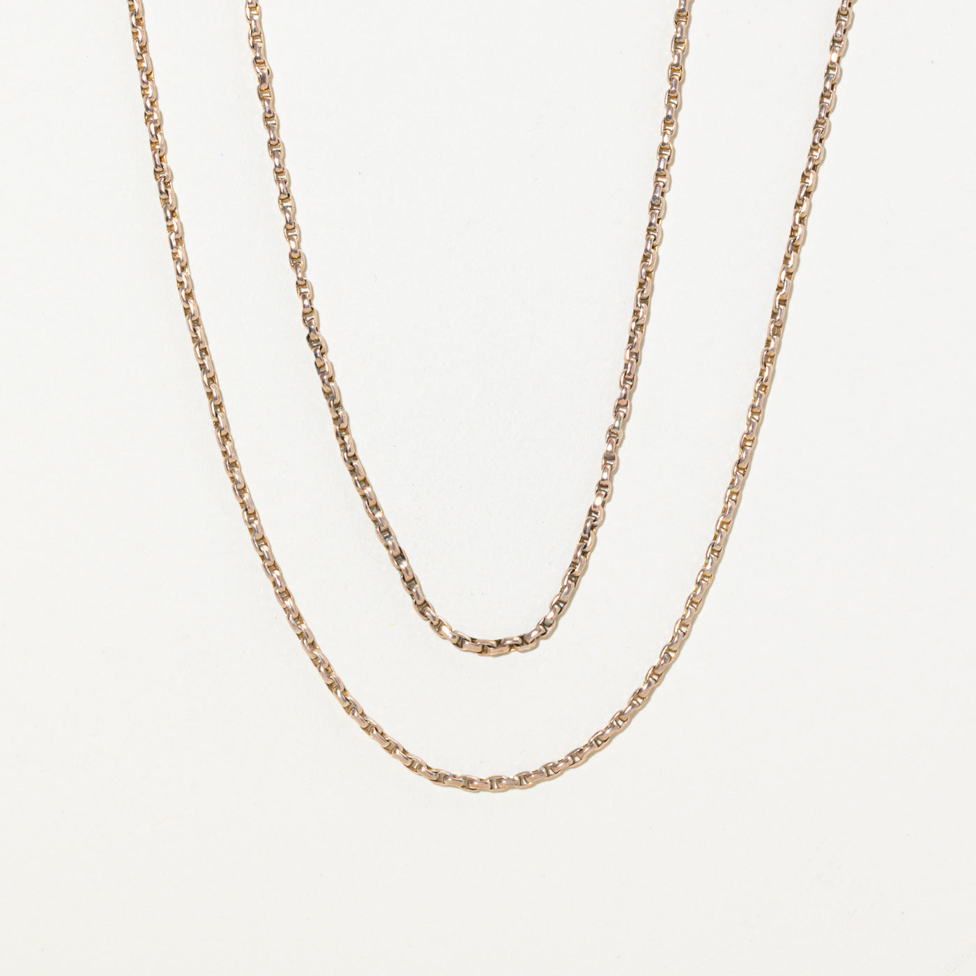 9k Rounded Box Chain | 2.2mm | 57"