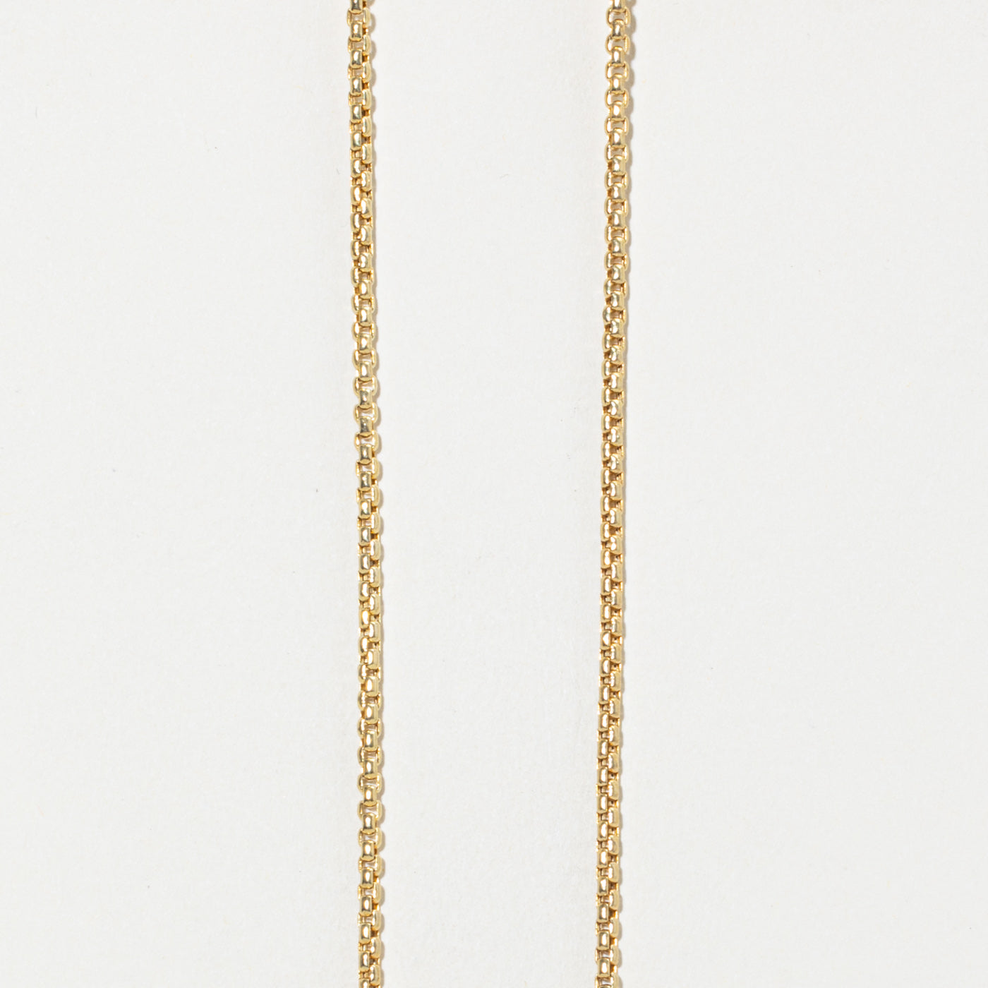 14k Box Link Chain | 2.4mm | 18"