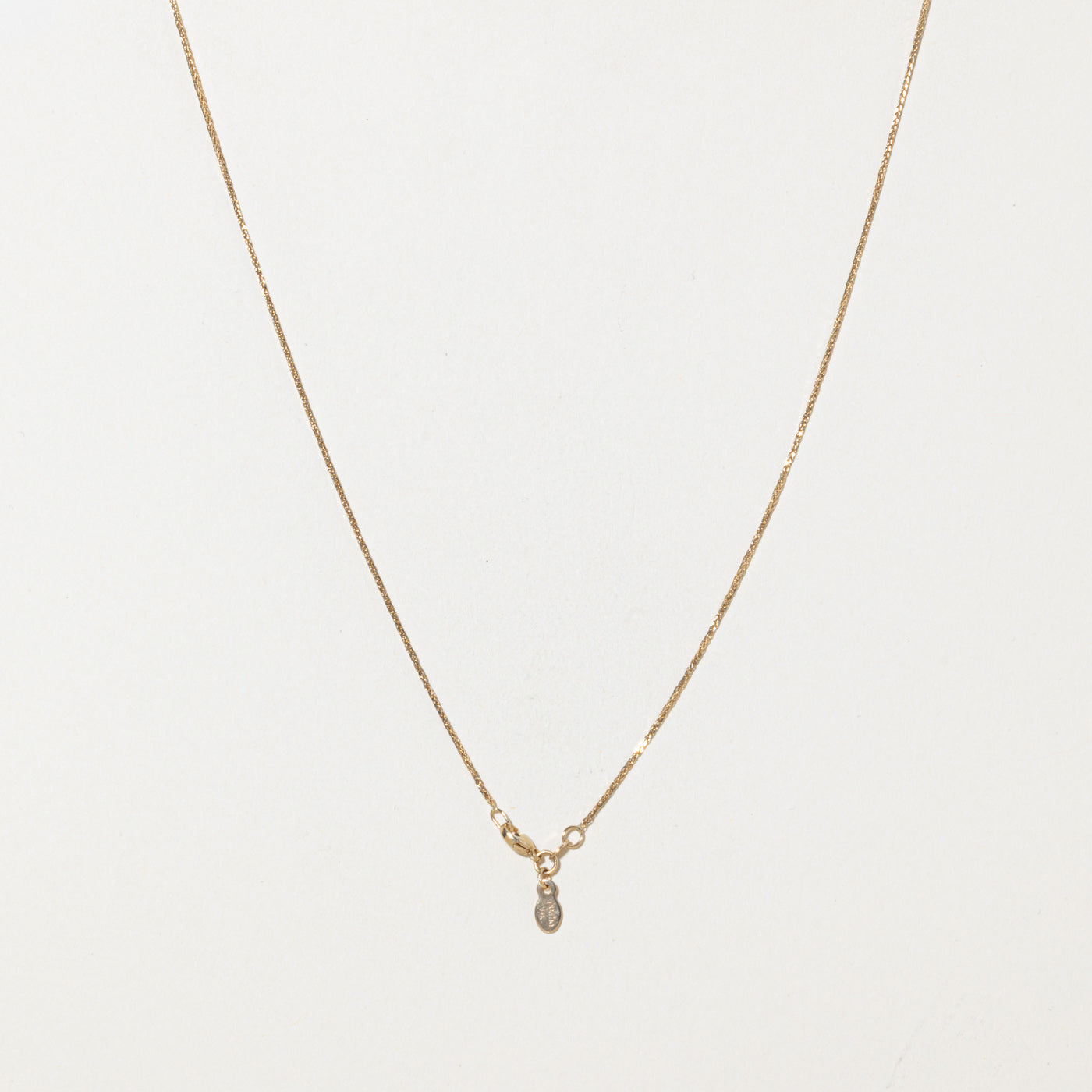 ‘Pyrrha’ 14k Let Nature Be Your Teacher Pendant Necklace | 20"