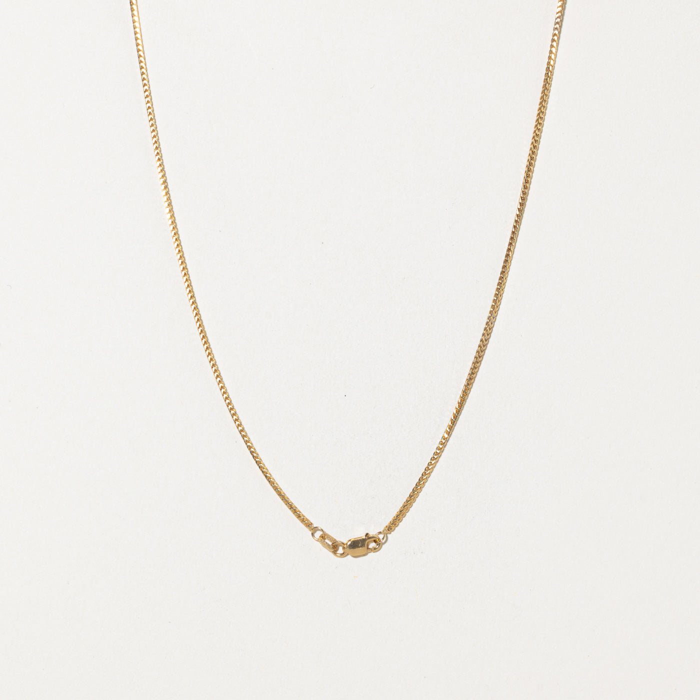 18k Curb Link Chain | 1.16mm | 16"