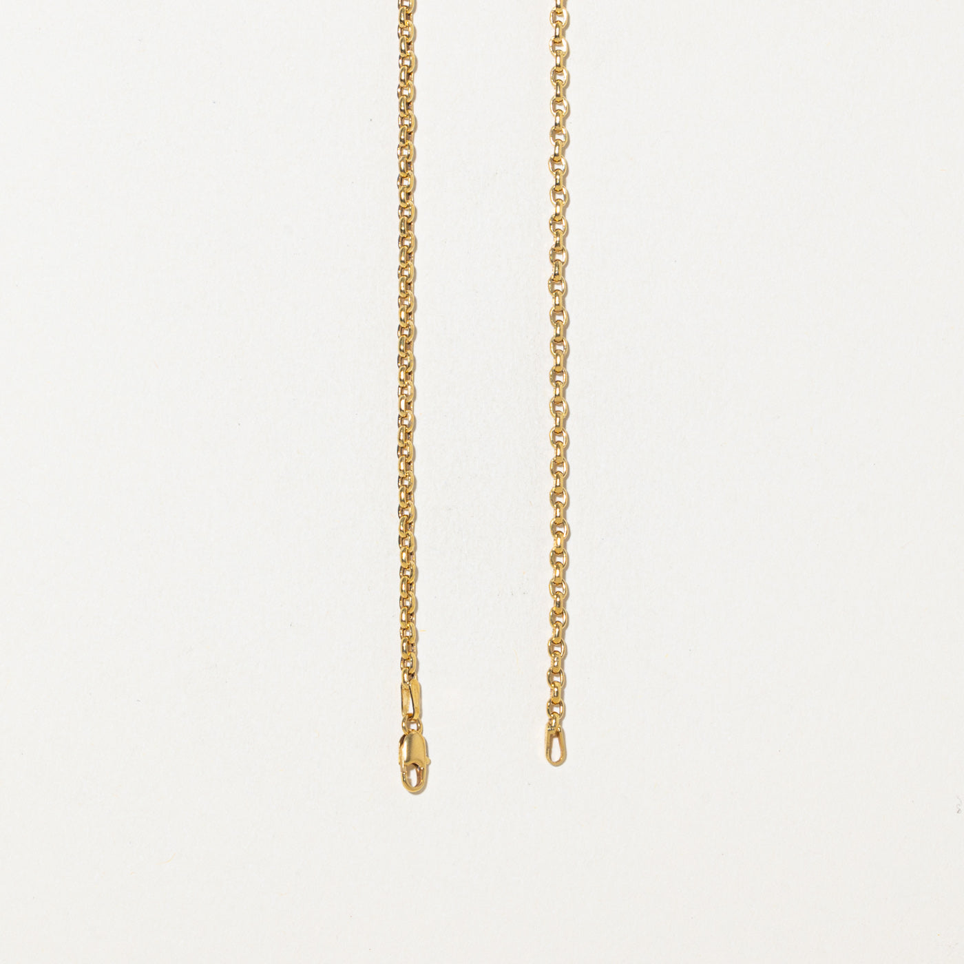 Italian 18k Rolo Chain | 1.92mm | 19"