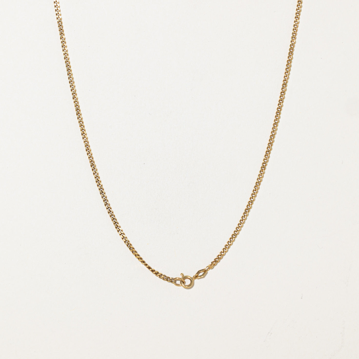 Vintage Italian 18k Curb Chain | 2.34mm | 24"