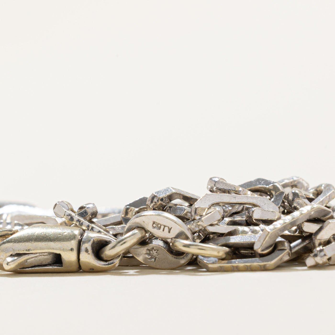 Vintage Italian 9k Paperclip Chain | 3.6mm | 20.5"