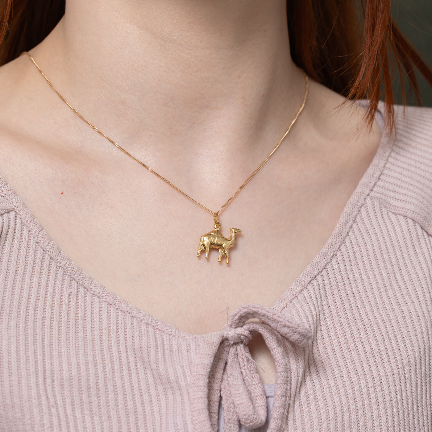 Italian 18k Camel Charm
