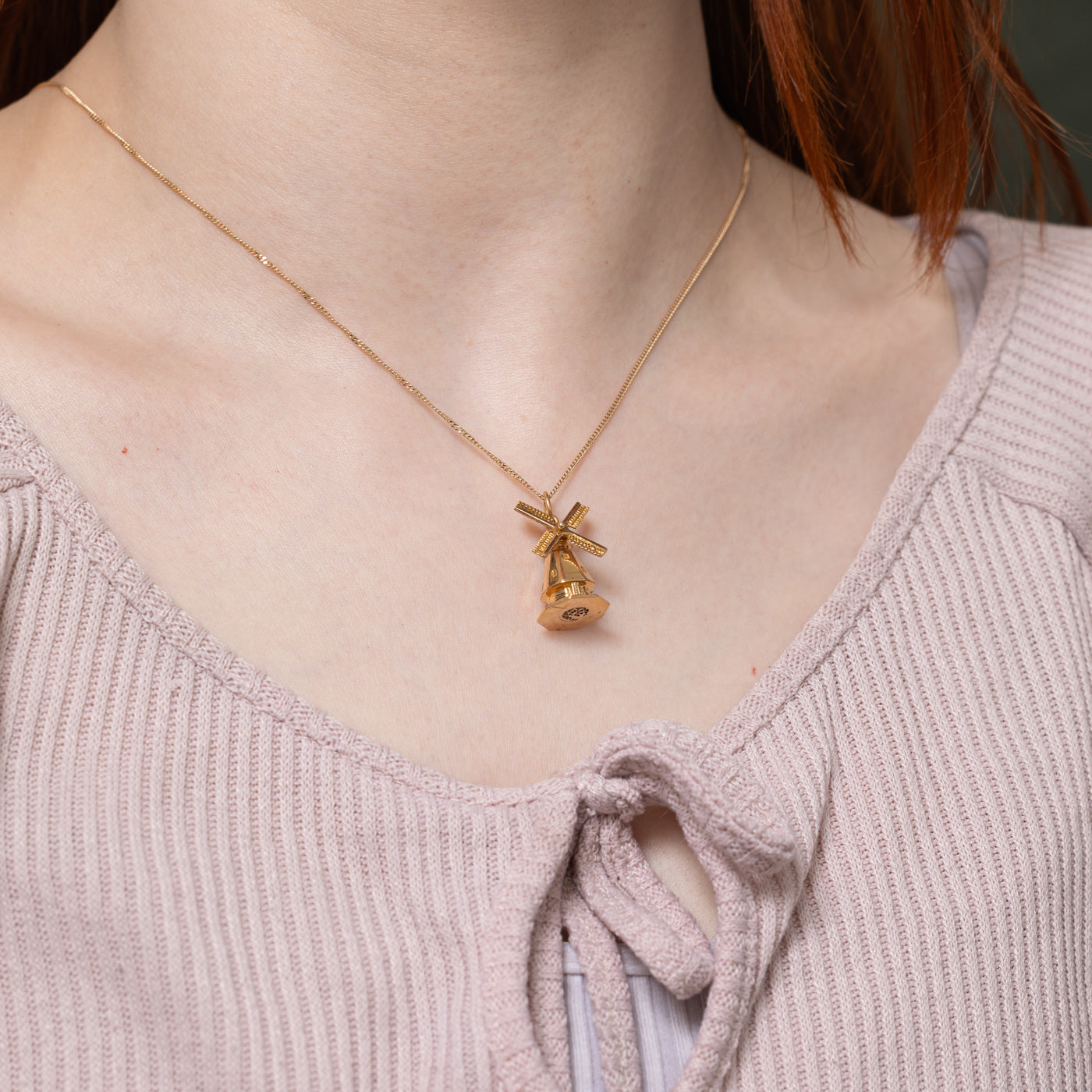 Portugeuse 19k Windmill Charm