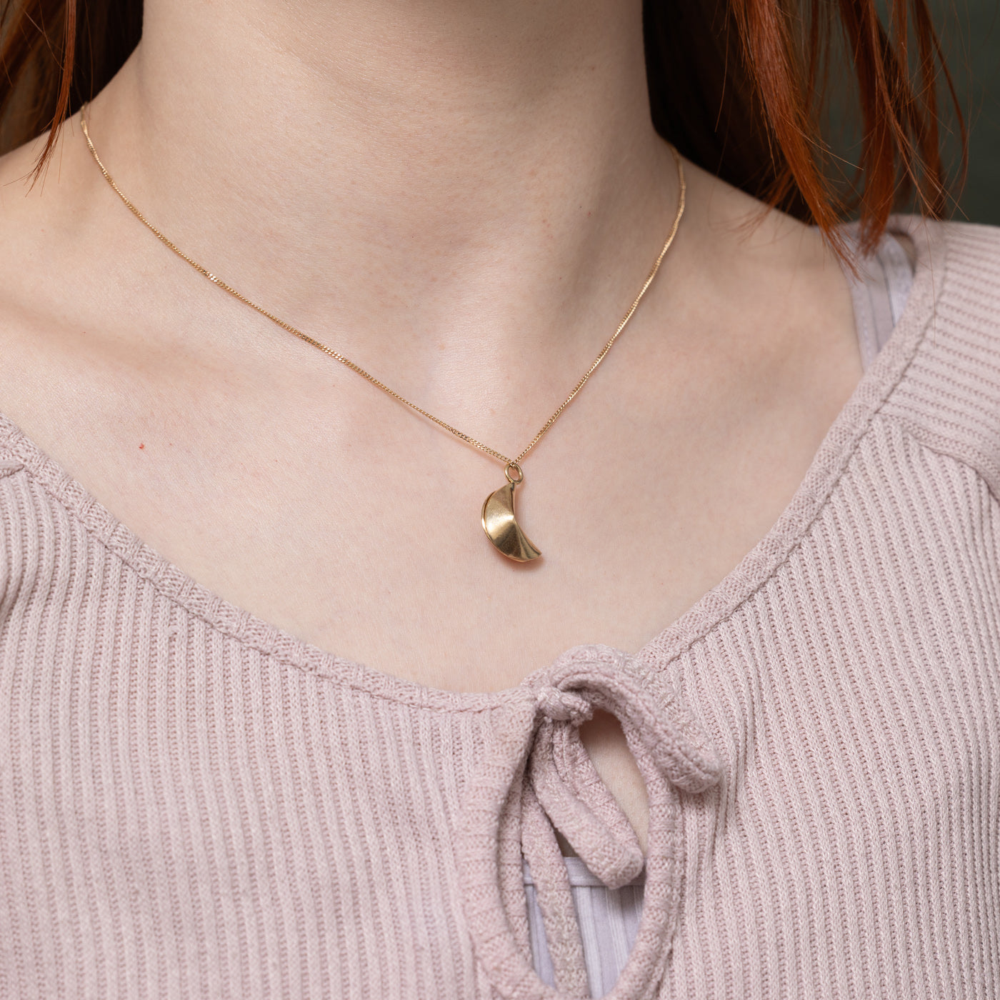 14k Fortune Cookie Charm