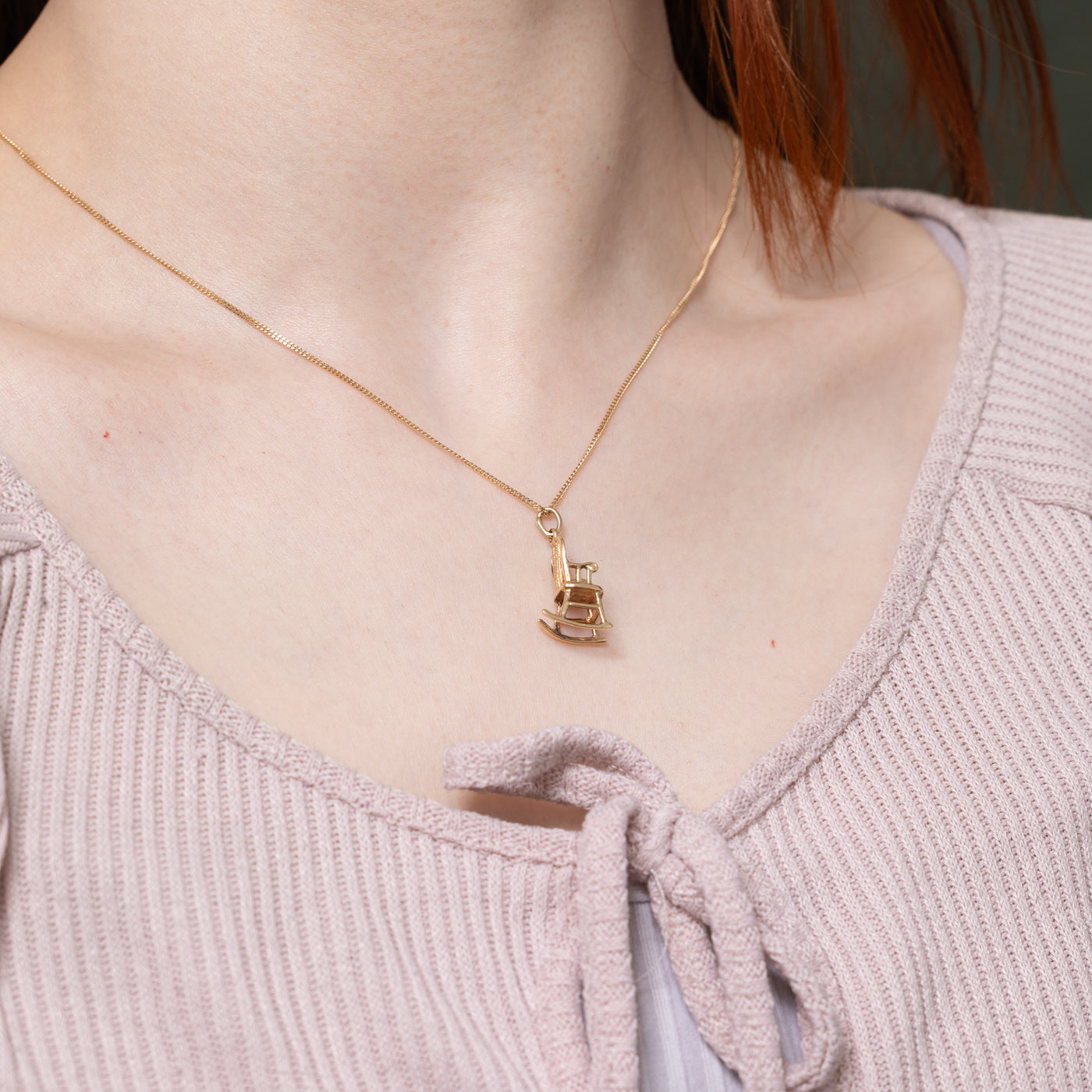 10k Rocking Chair Charm