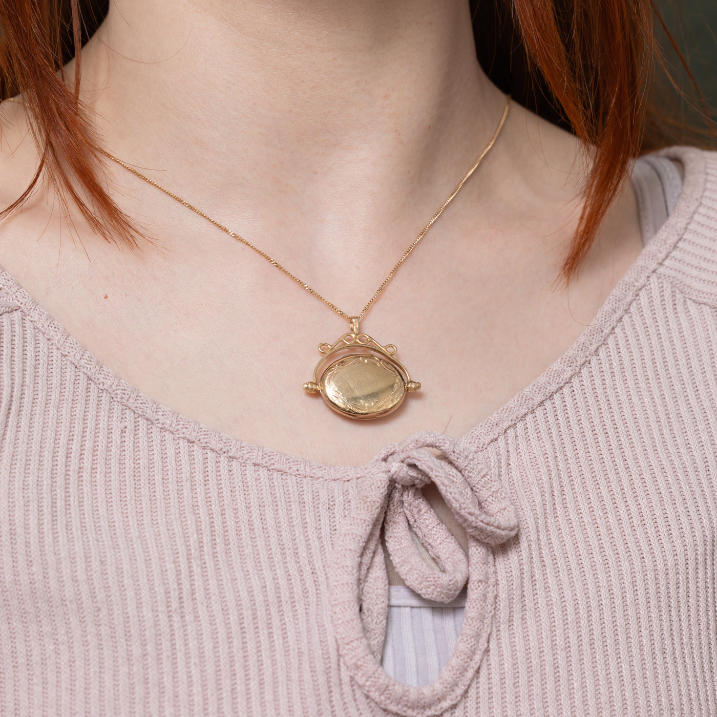 Birmingham 9k Engraved Locket