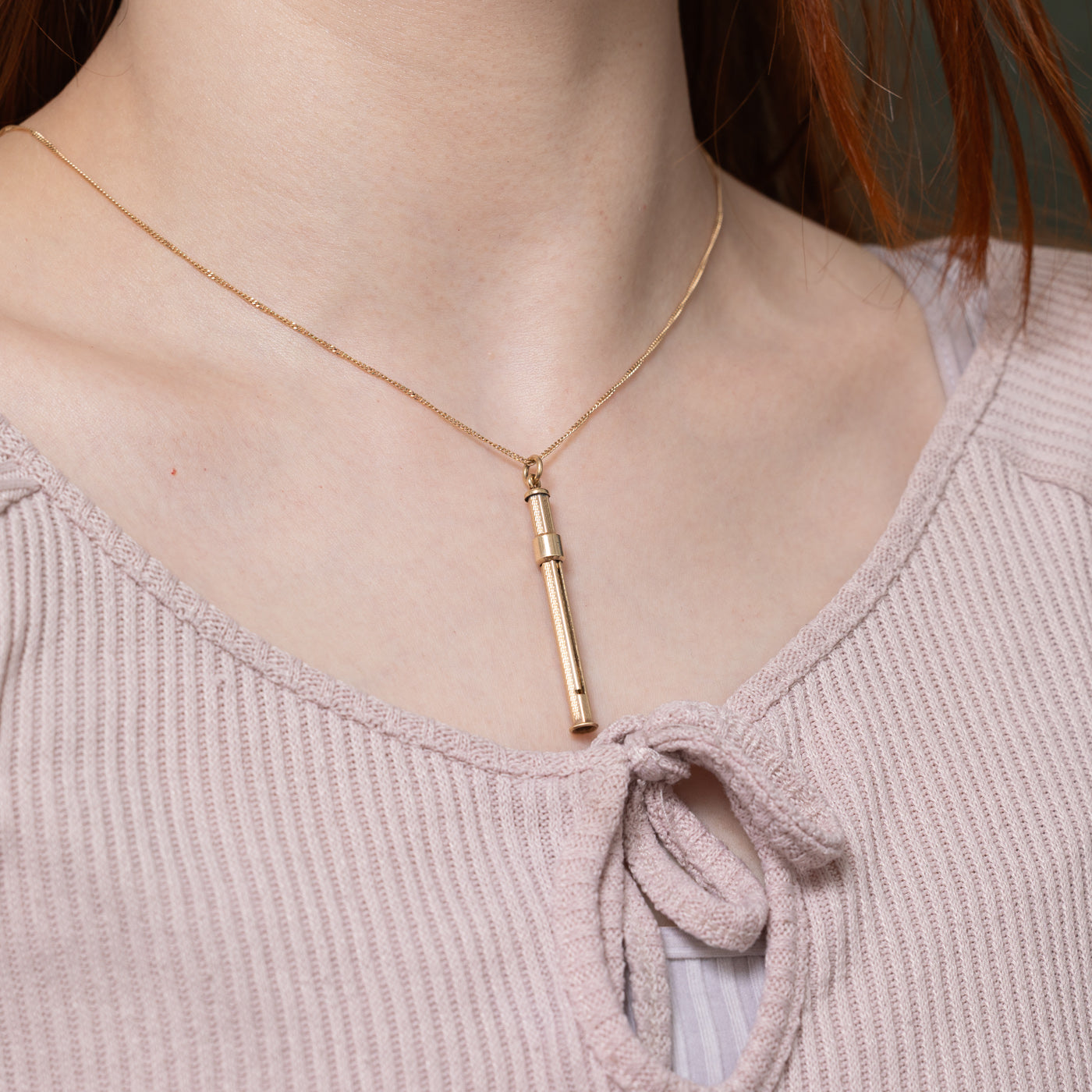 1984 Birmingham 9k Retractable Toothpick Charm