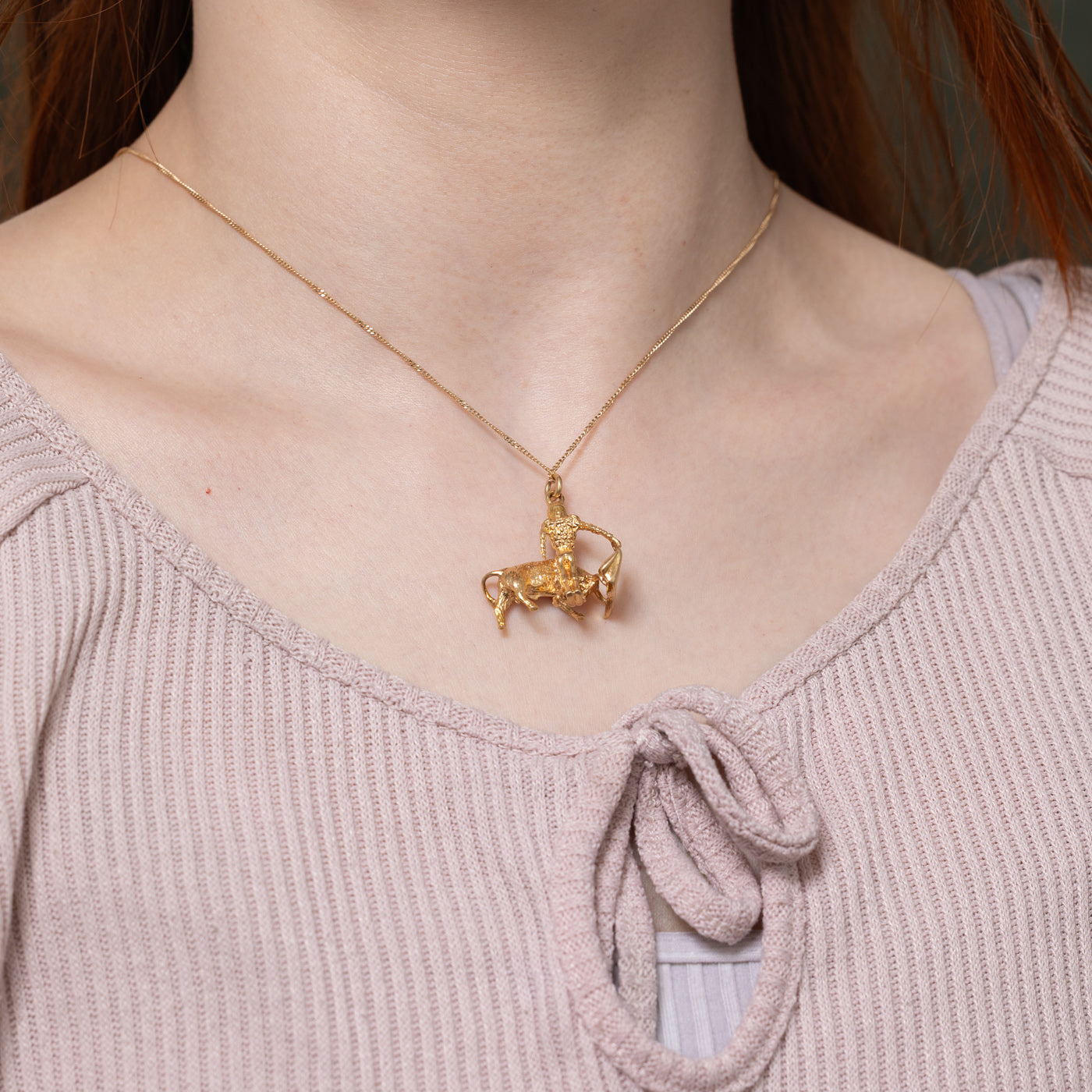 18k Bullfighter Charm