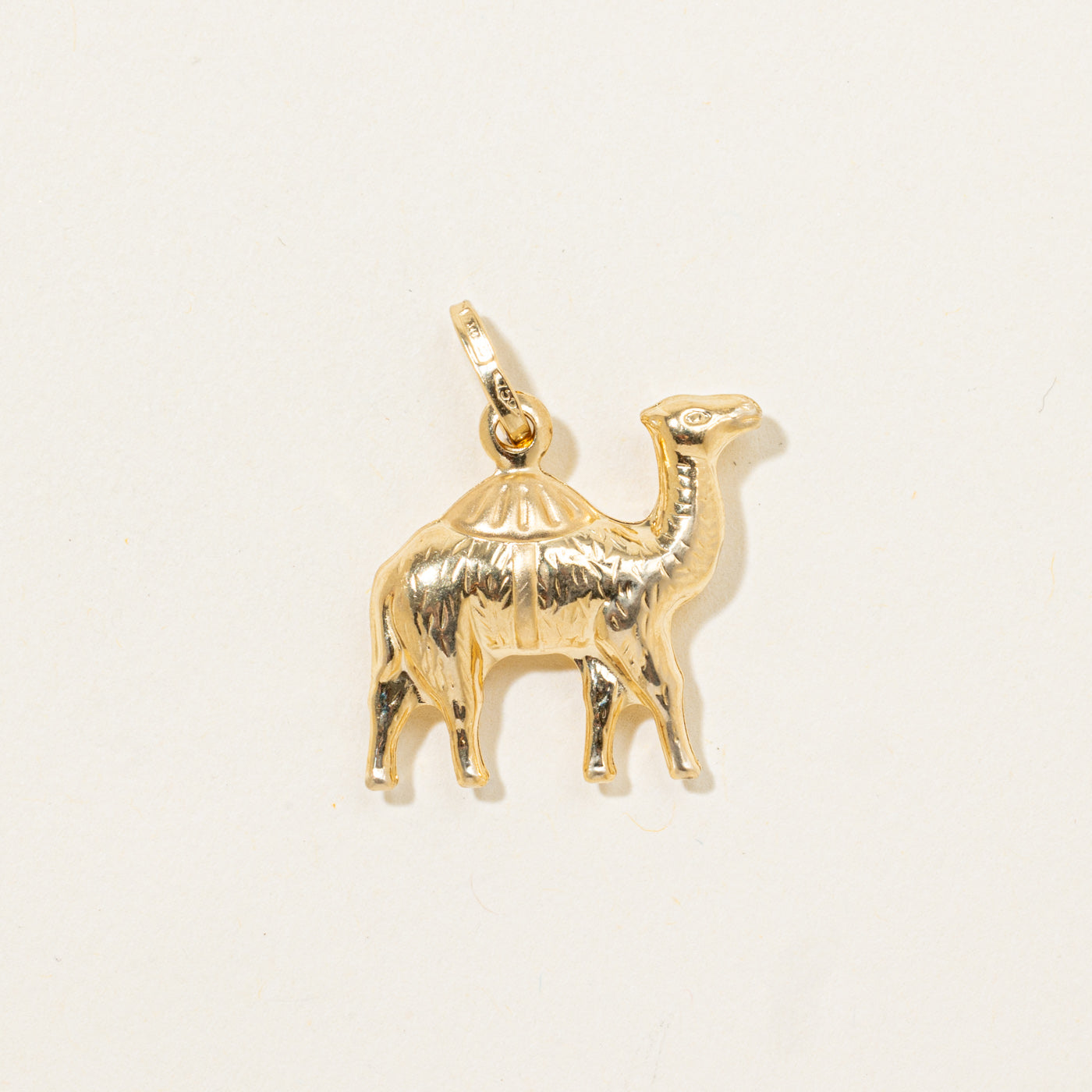 Italian 18k Camel Charm