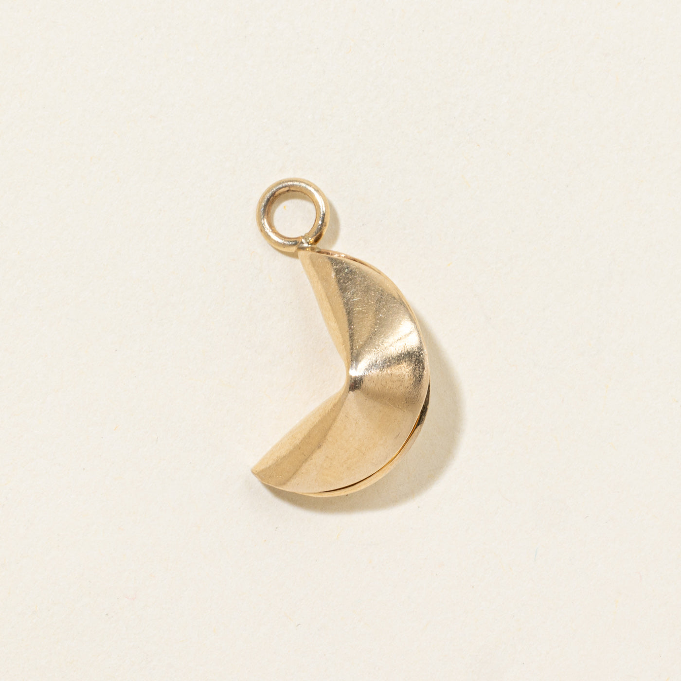 14k Fortune Cookie Charm
