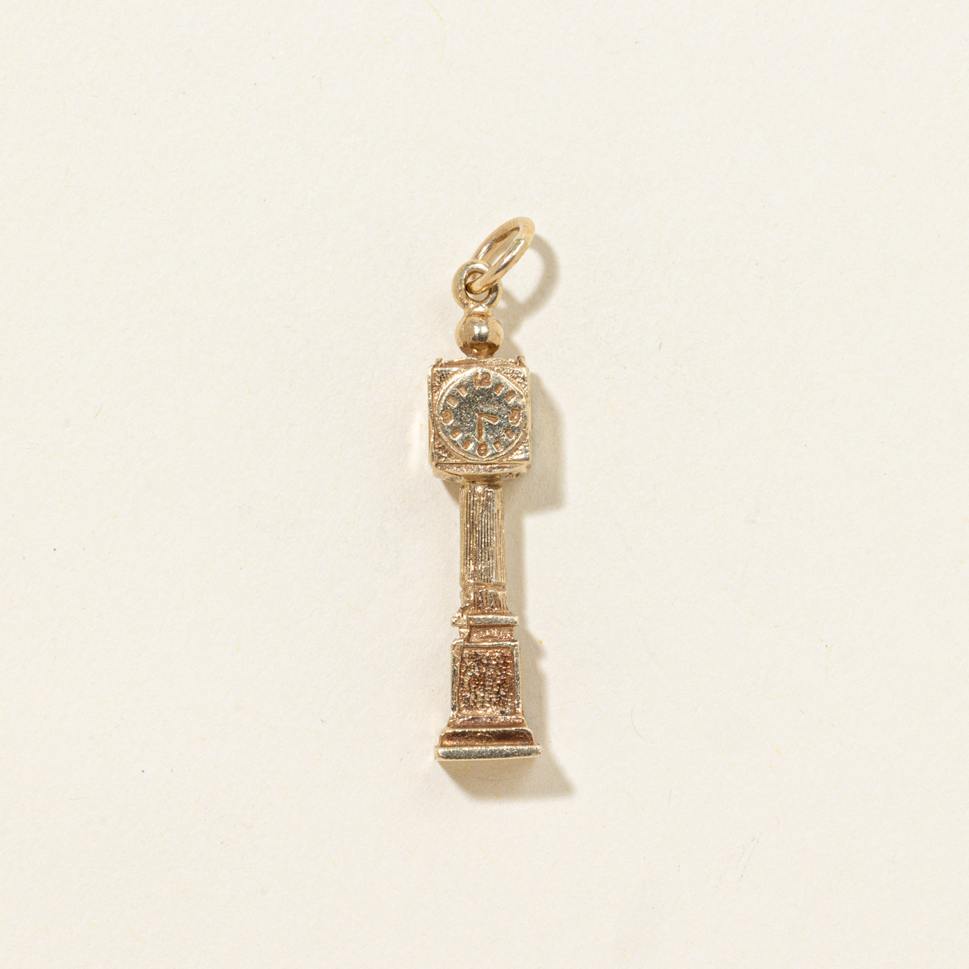 10k Clock Tower Charm