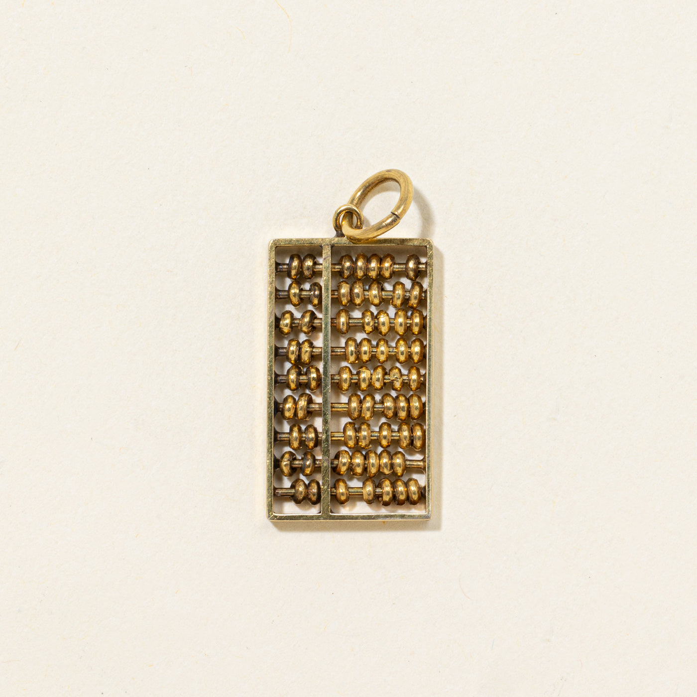 14k Abacus Charm