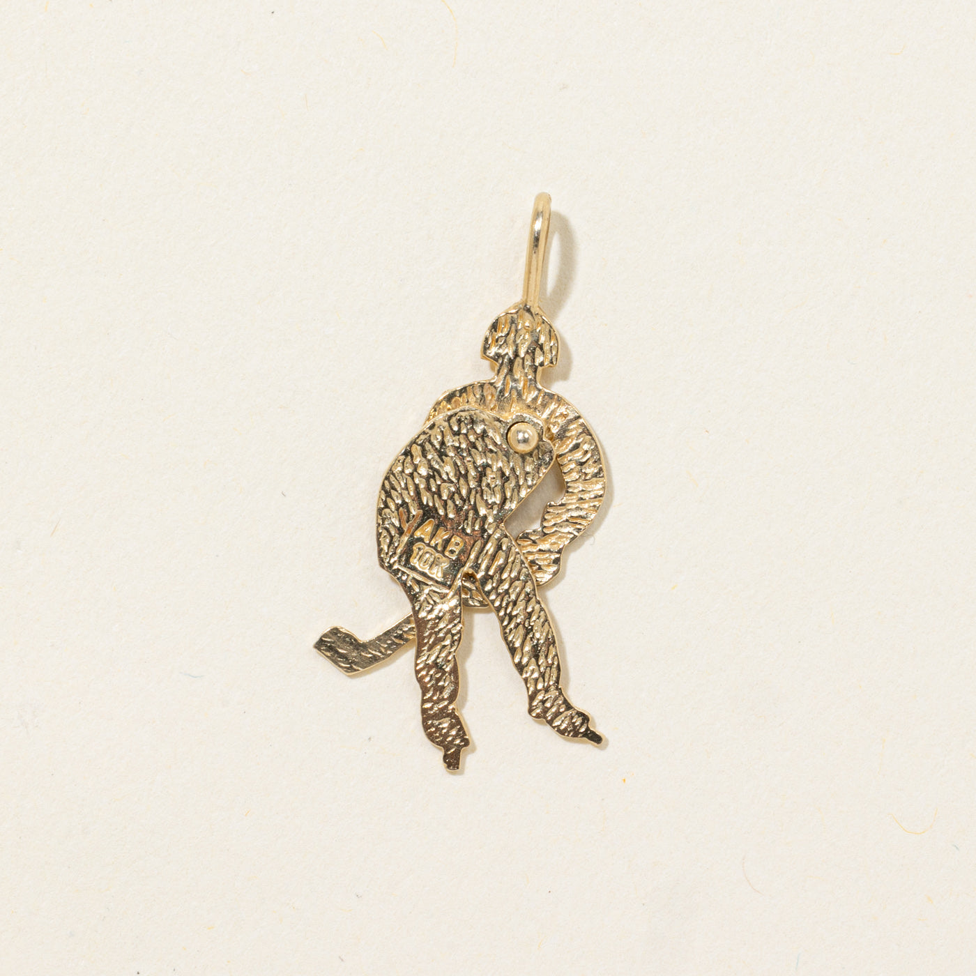 10k Hockey Player Charm
