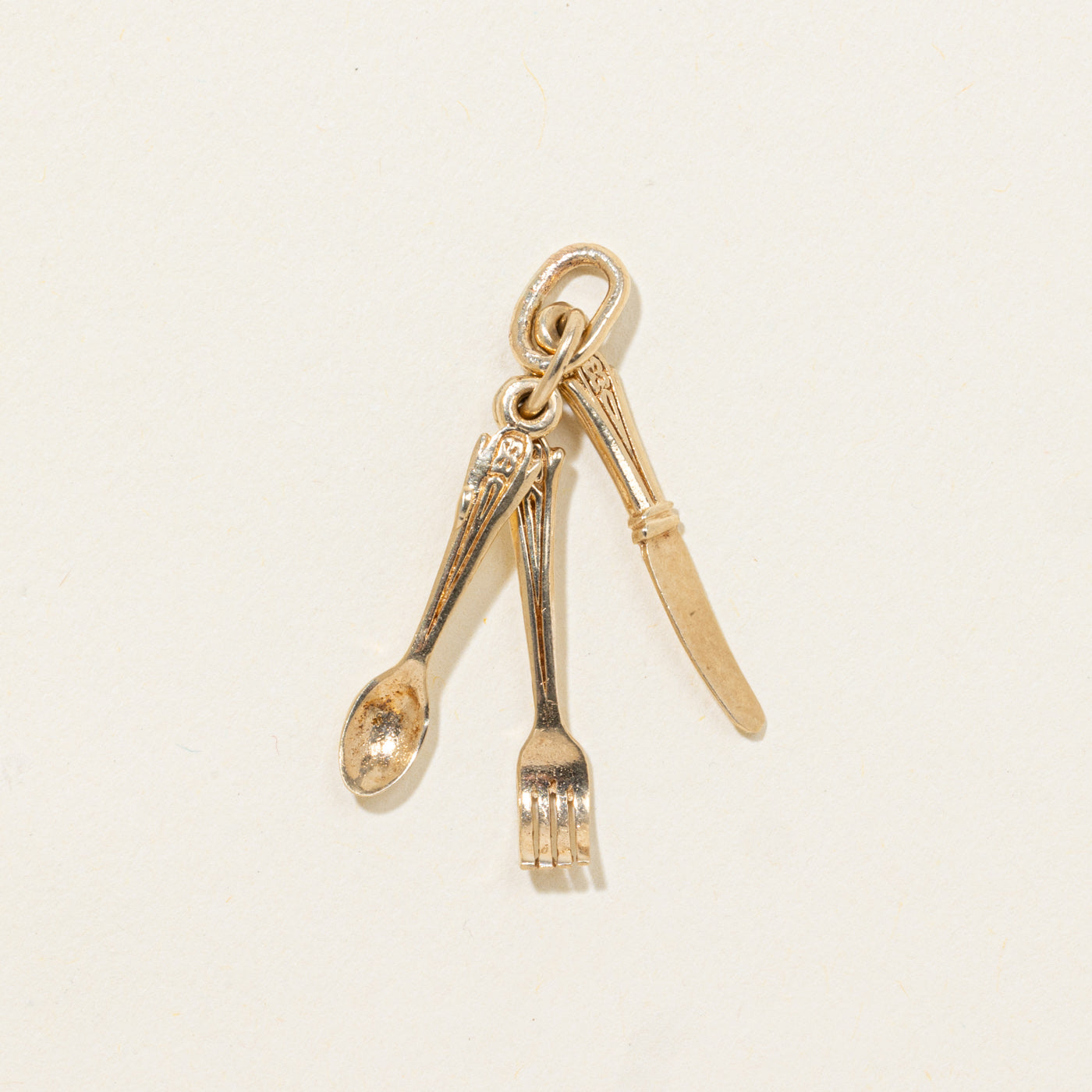 10k Cutlery Charm