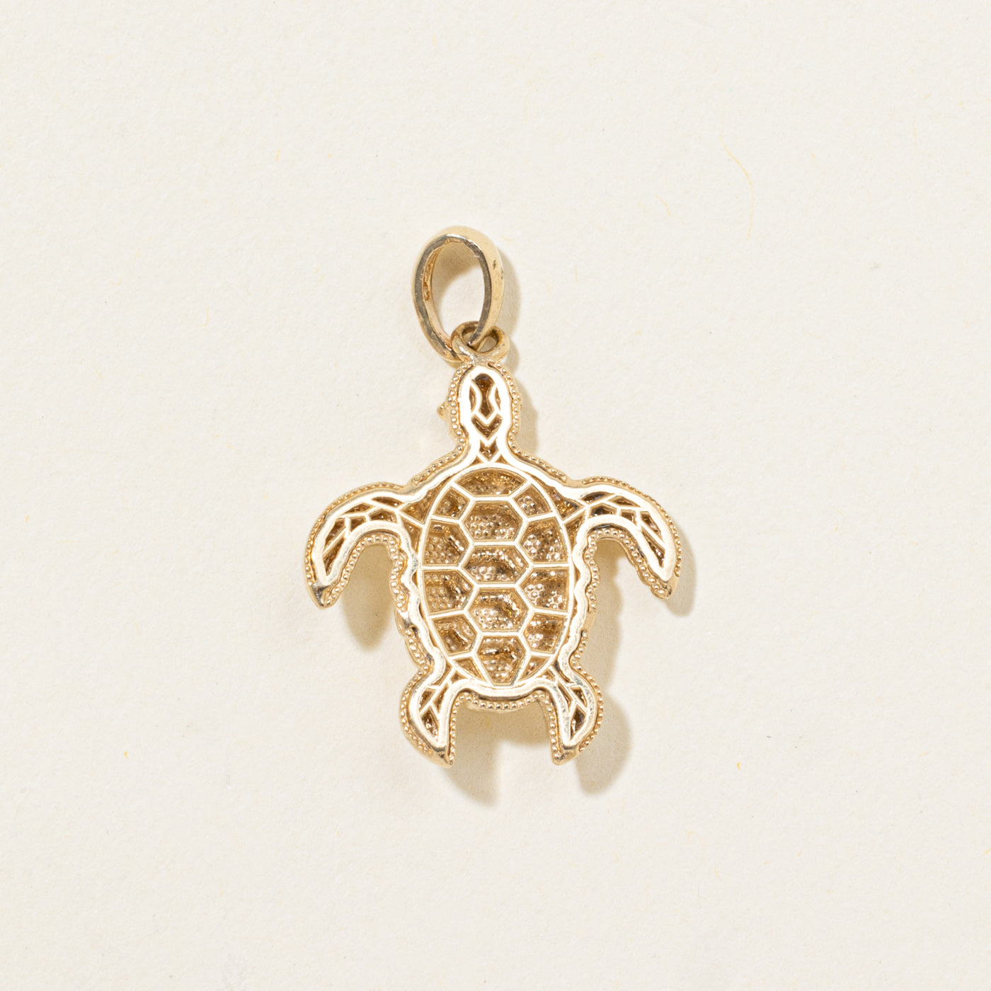 14k Turtle Pendant