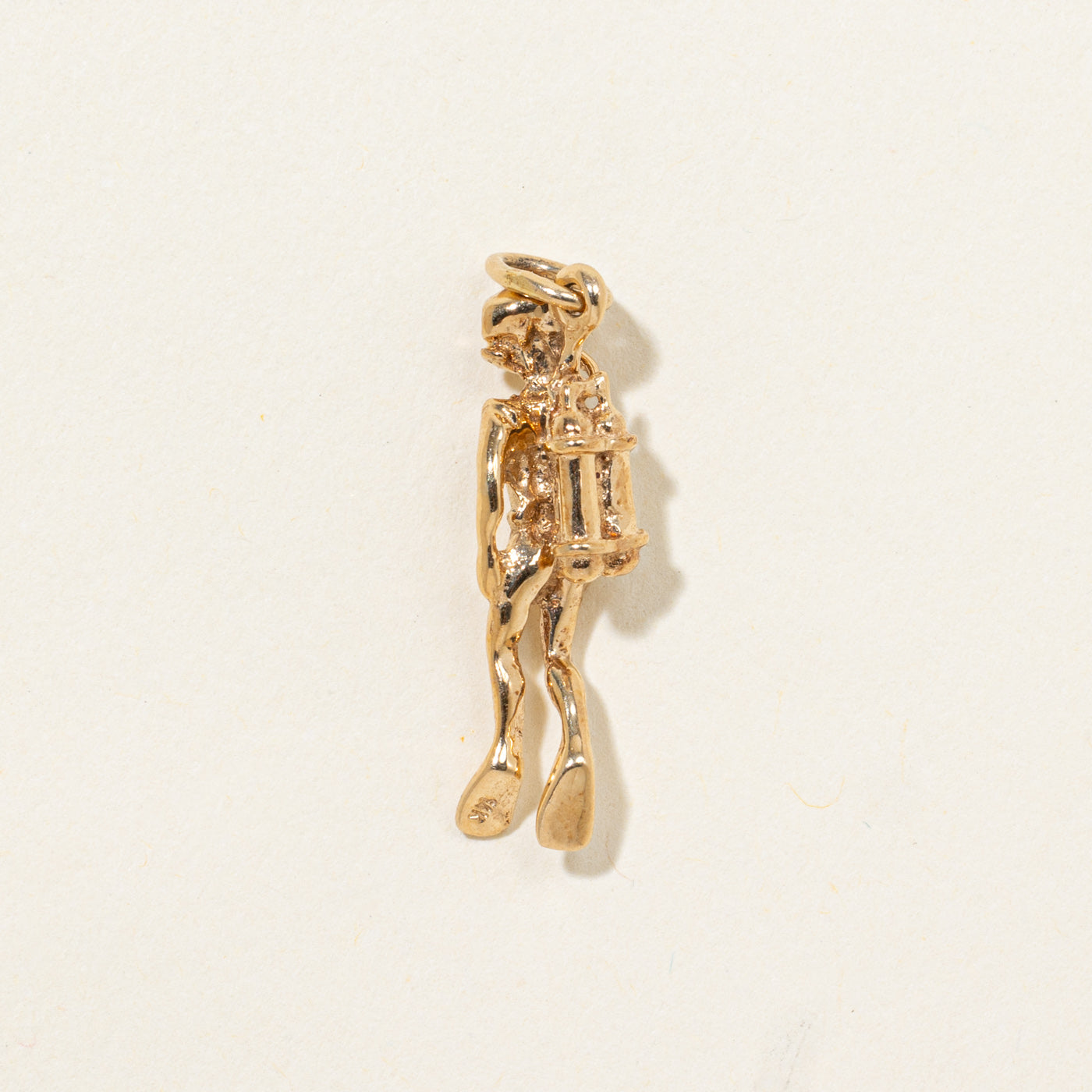 14k Scuba Diver Charm