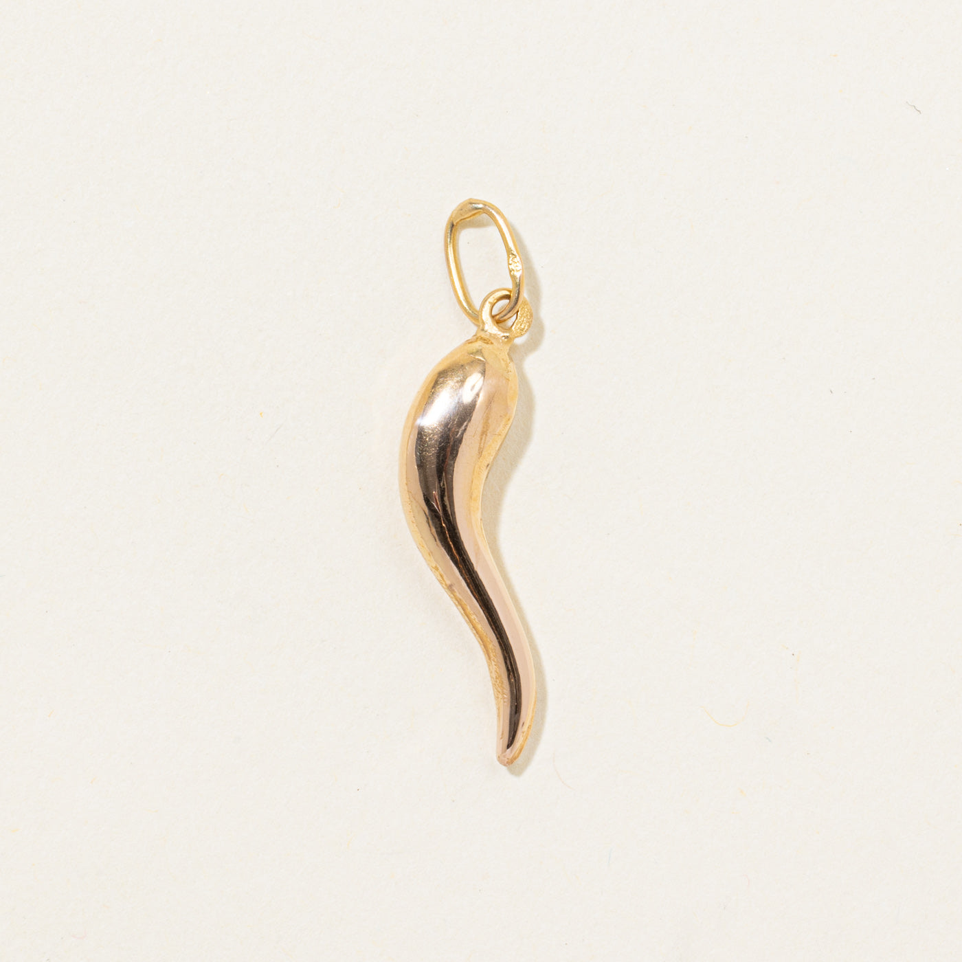 18k Cornicello Charm