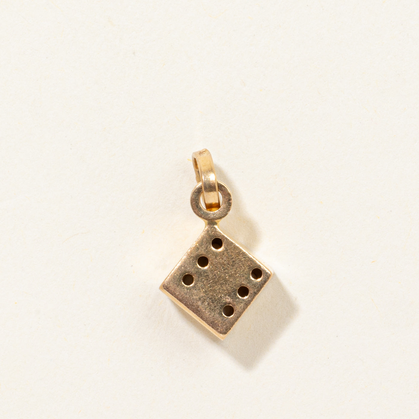 18k Lucky Dice Pendant