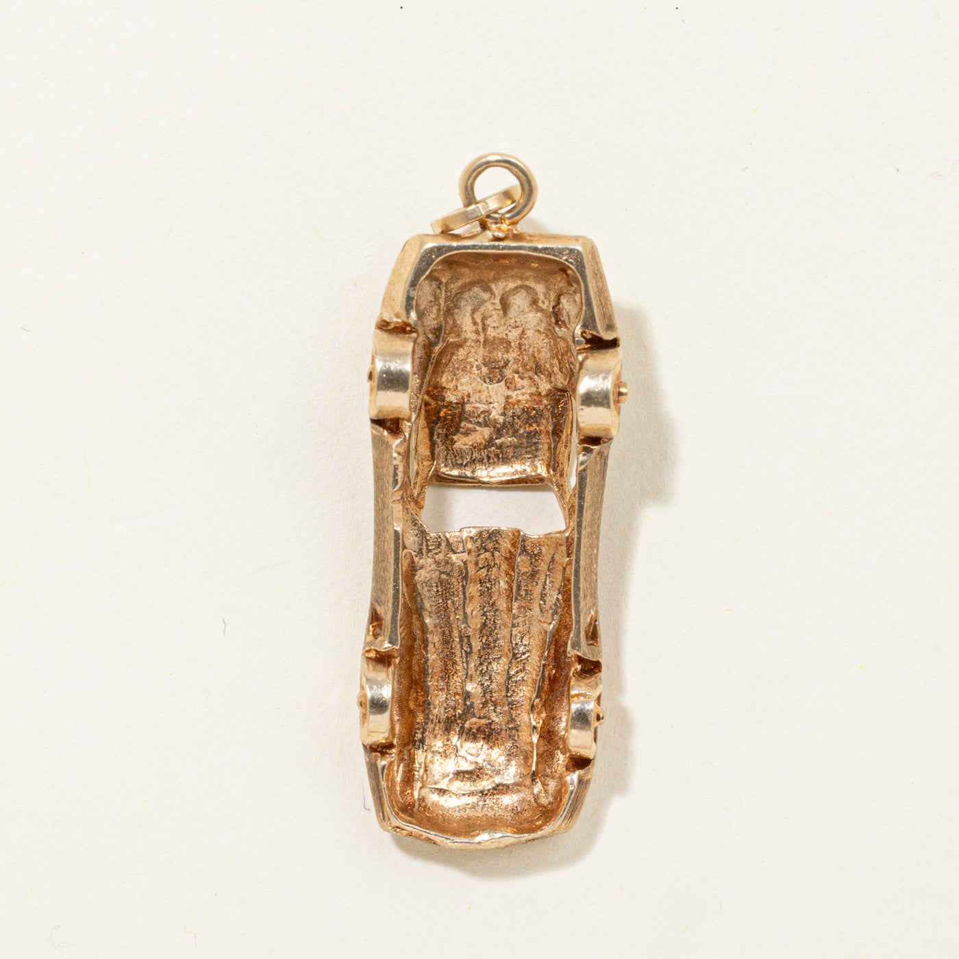 10k Diamond-Cut Car Charm
