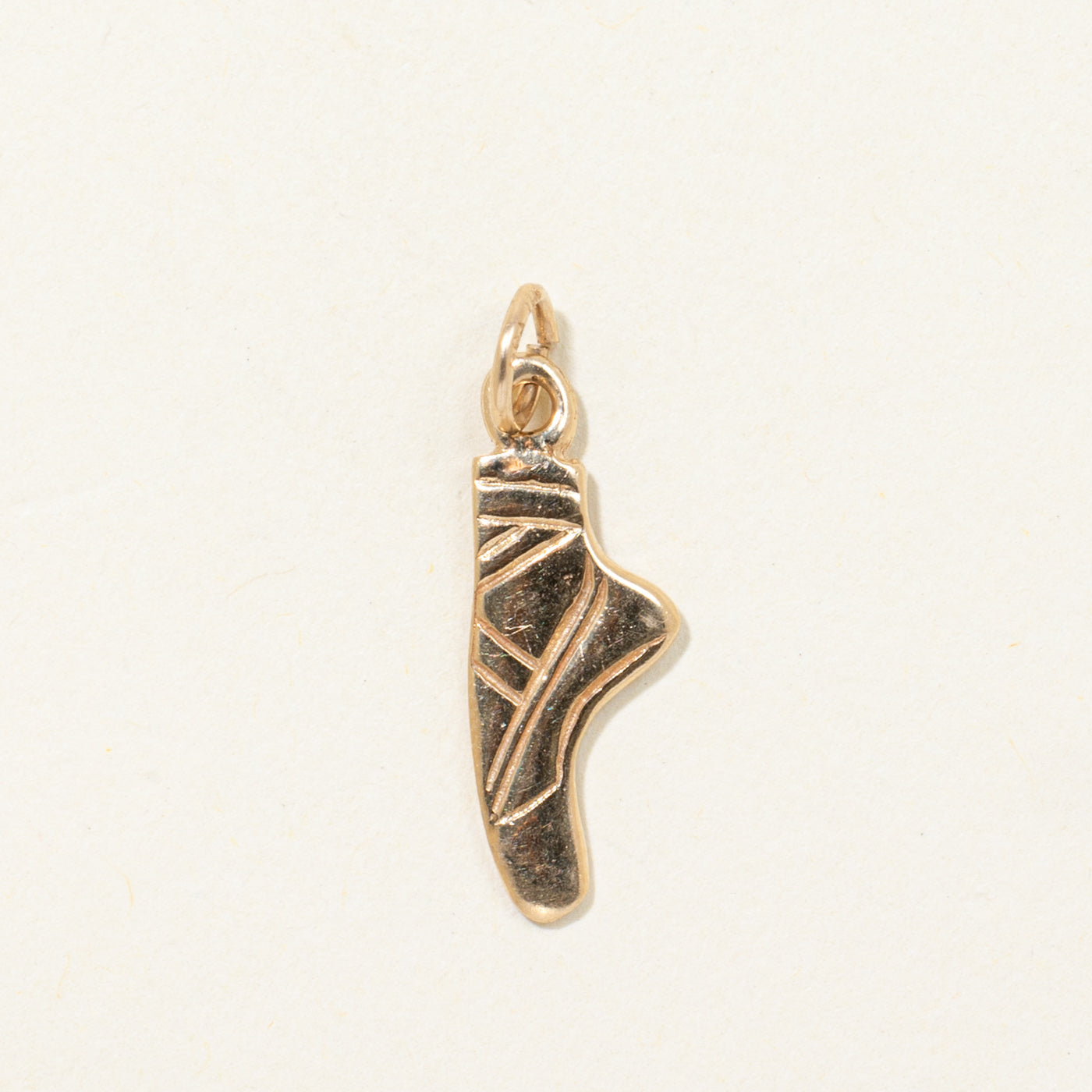 10k Ballet Shoe Charm