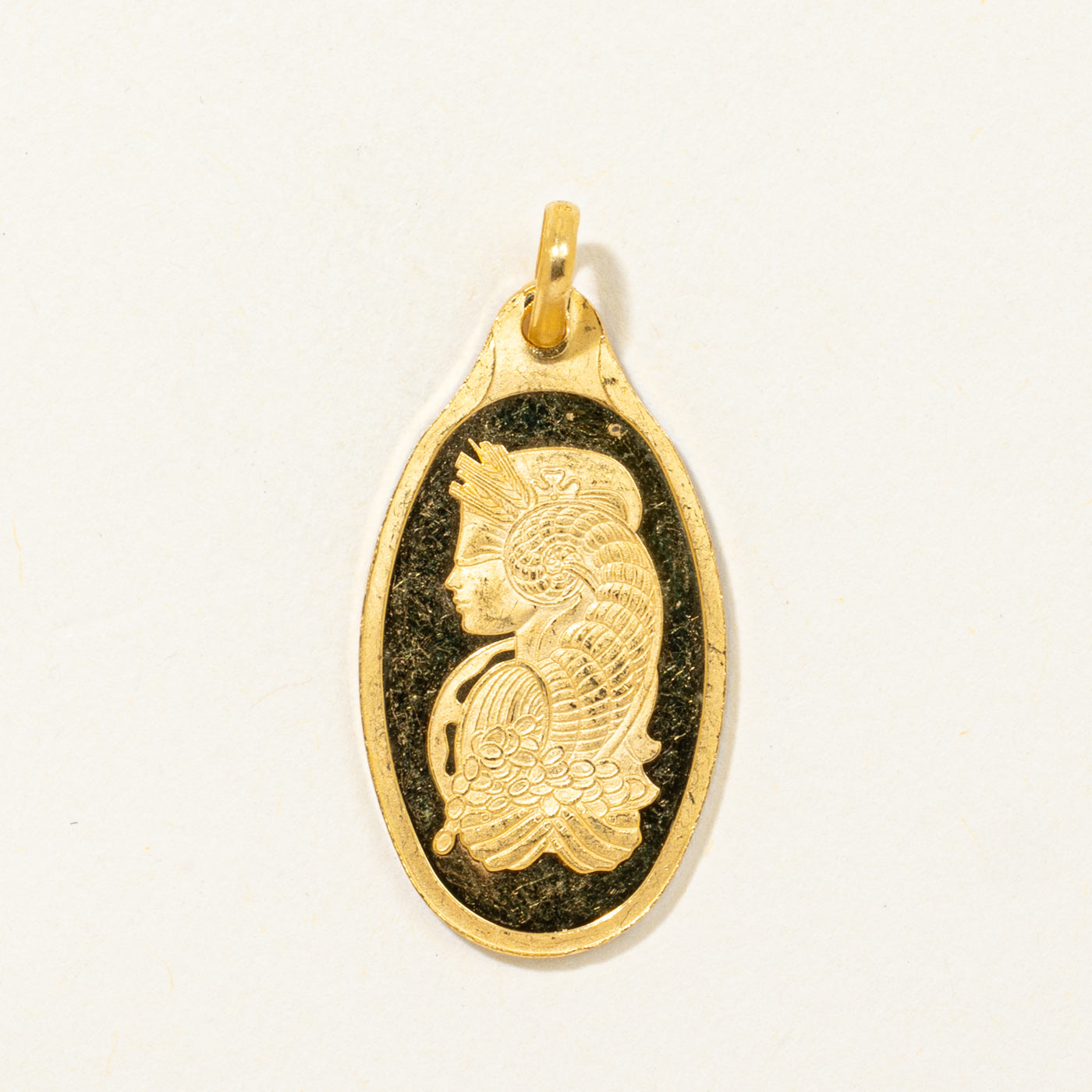 24k Suisse 5g Bar Pendant