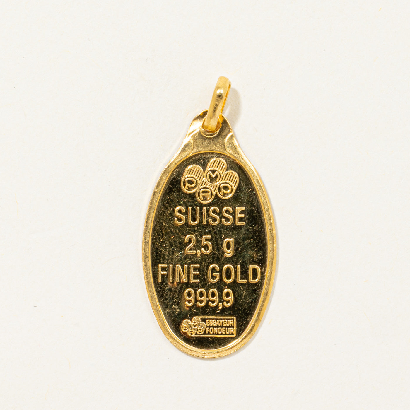 24k Suisse 2.5g Bar Charm