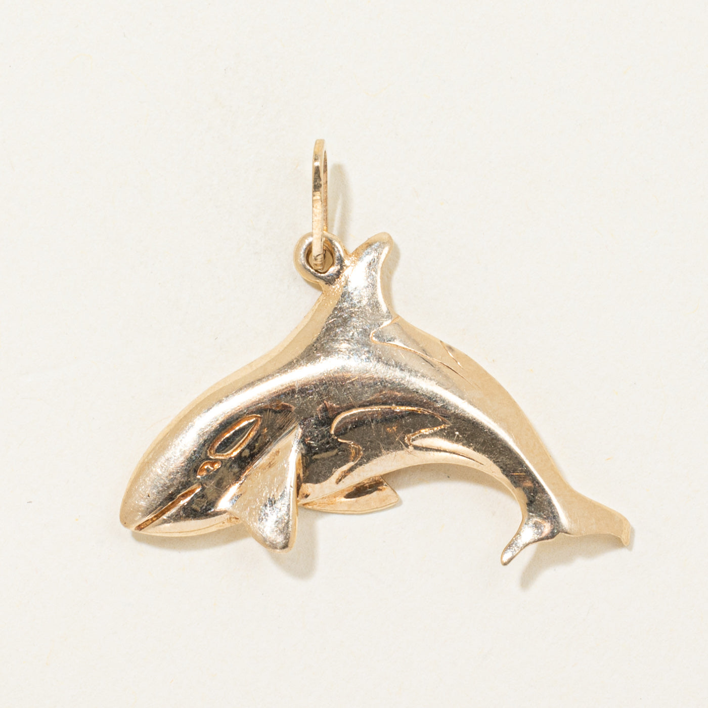 10k Dolphin Charm