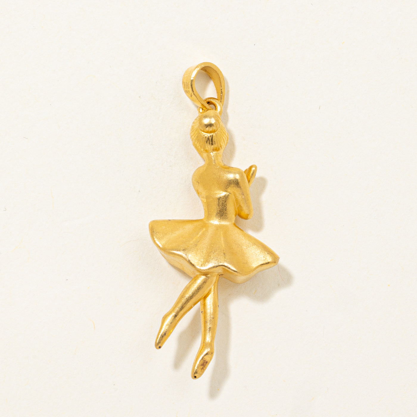 24k Ballerina Pendant