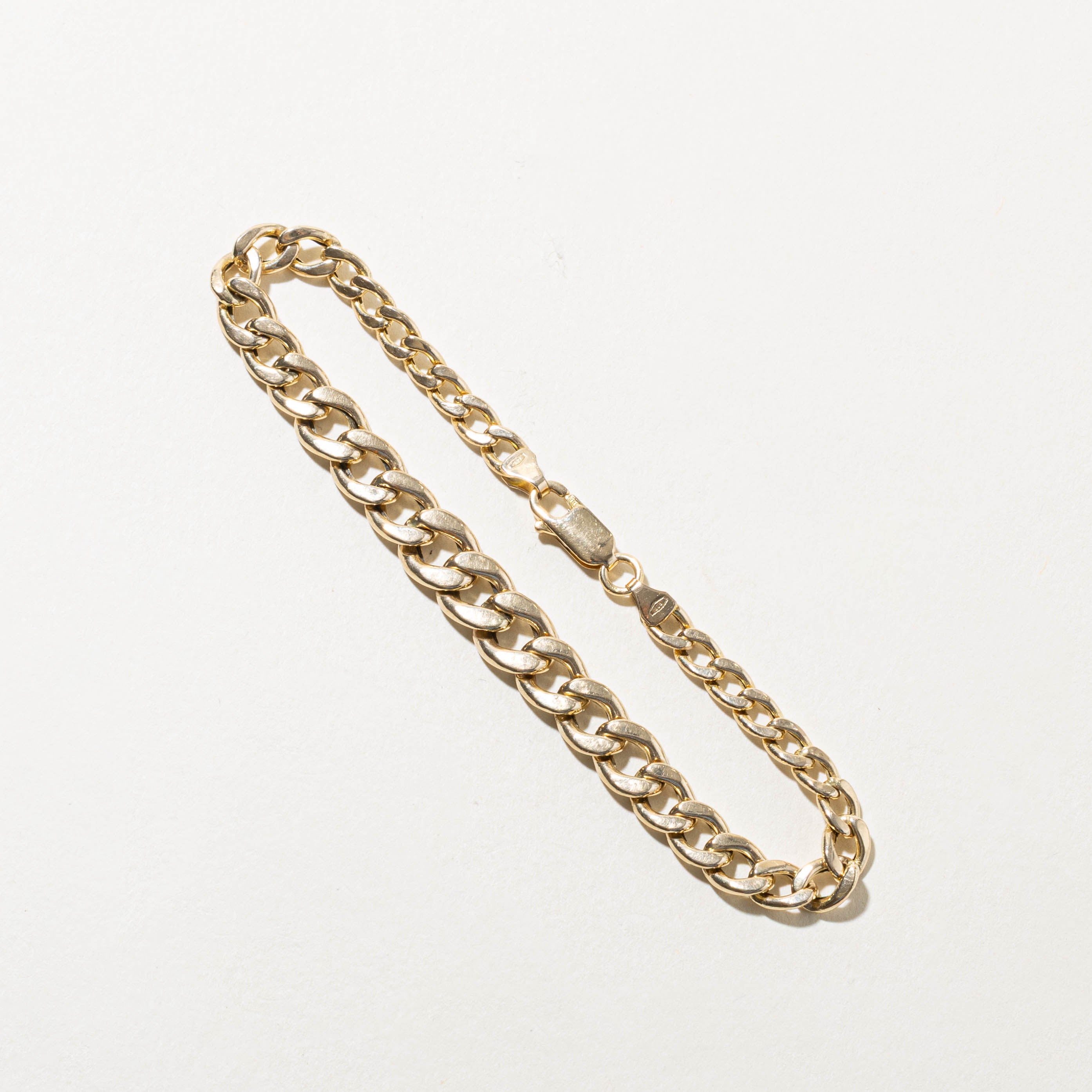 14k Cuban Link Bracelet | 7.5"