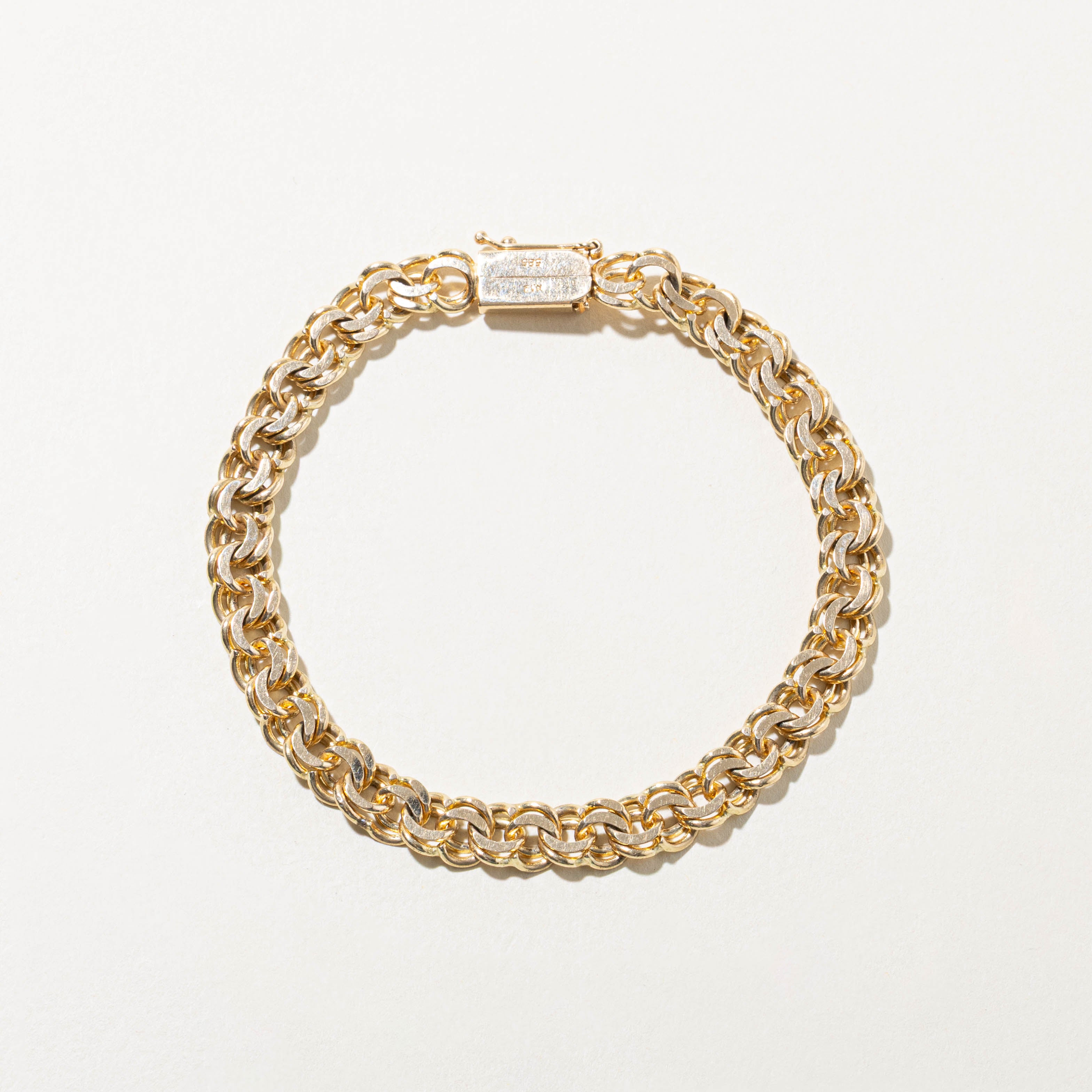14k Double Link Chain | 8"