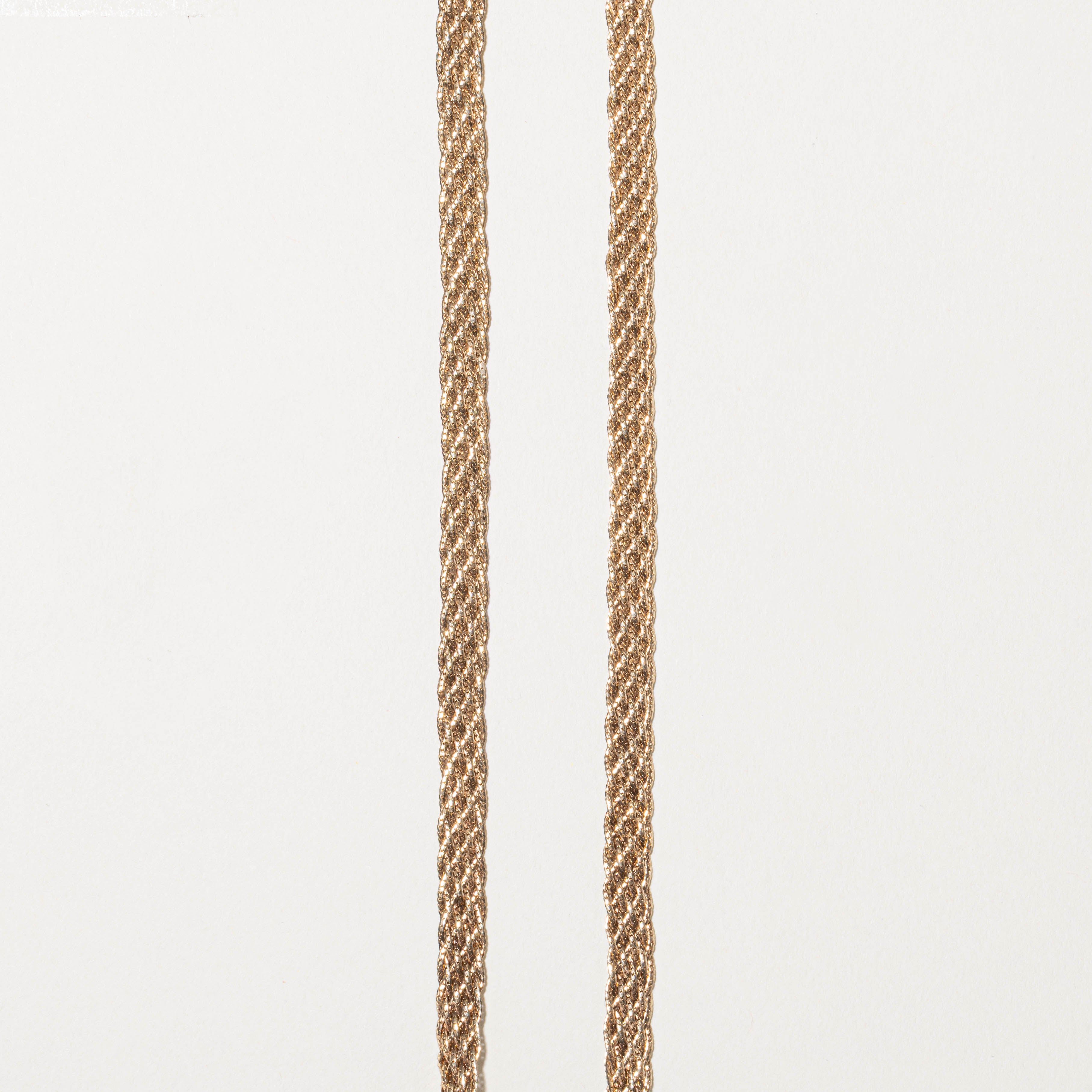 10k Mesh Chain Necklace | 17.5"