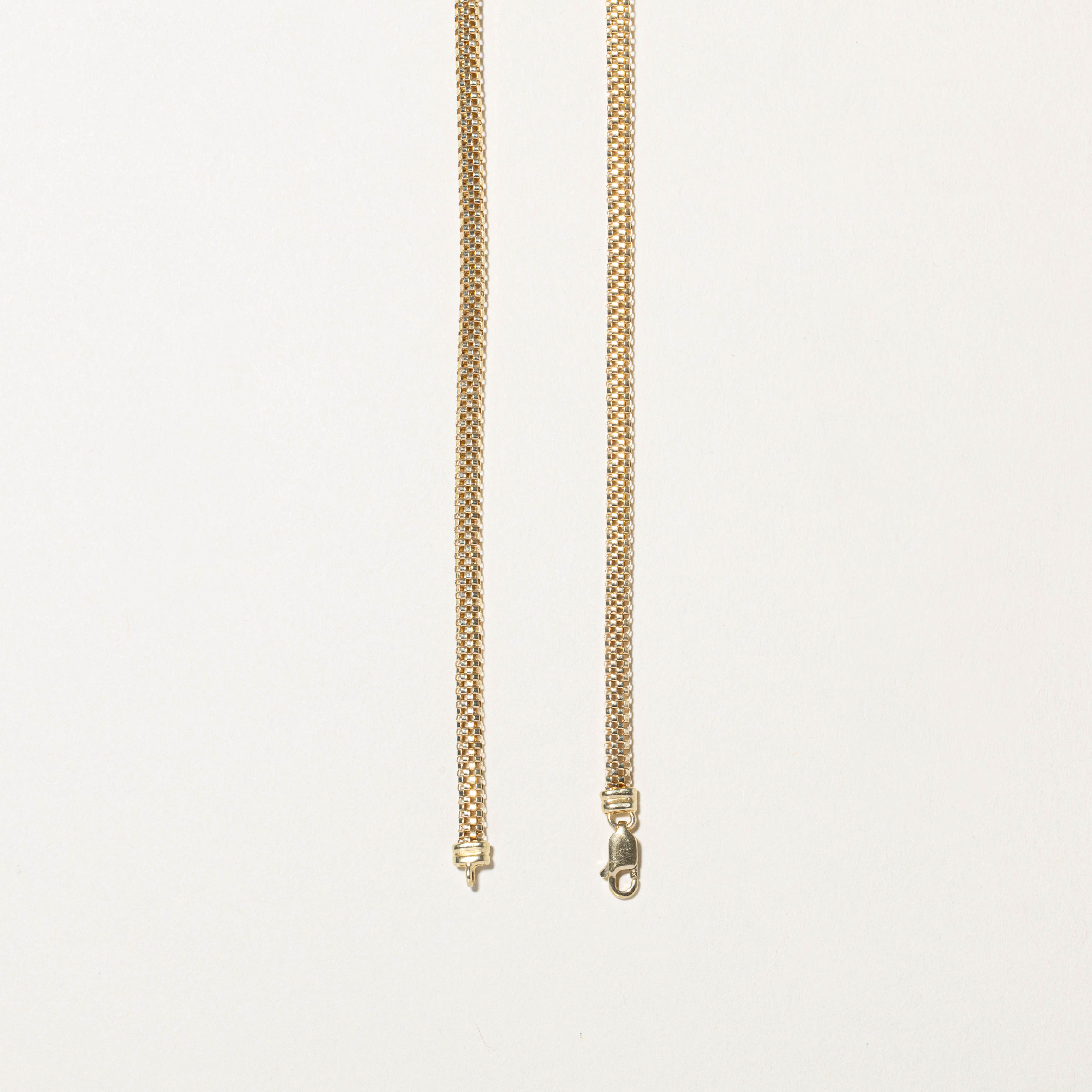 14k Plain Chain Necklace | 19.5"