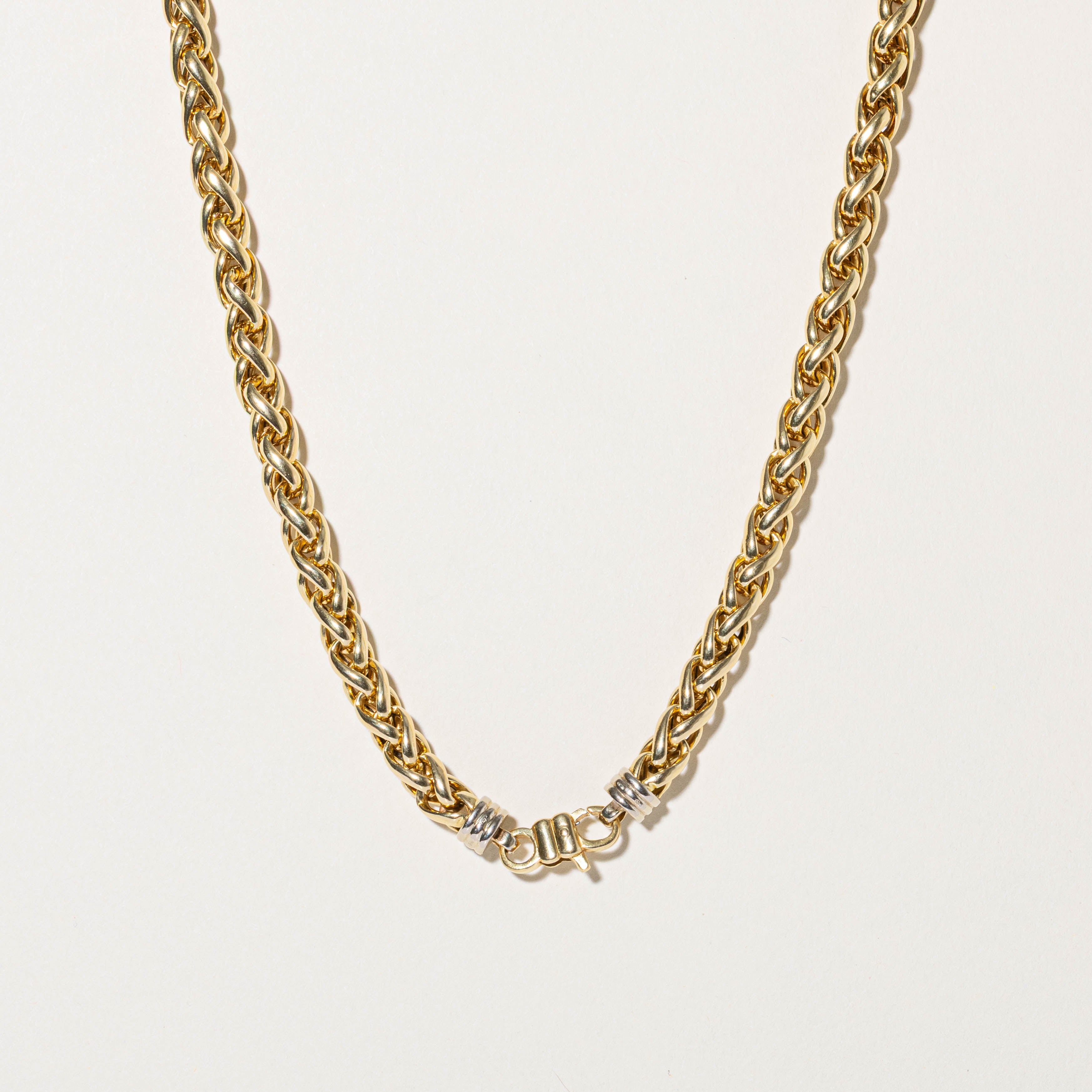 18k Large Wheat Chain | 18"