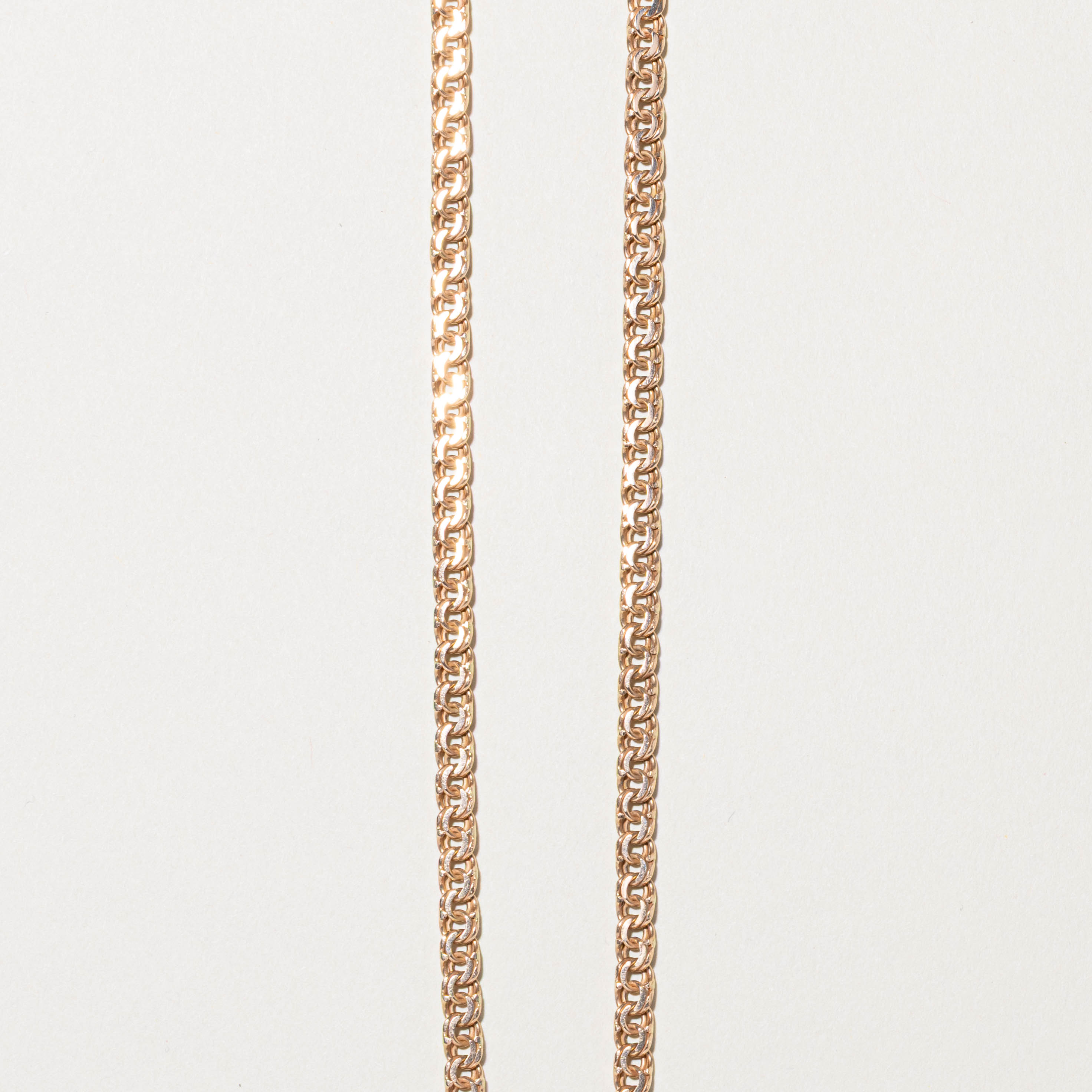 Soviet Era Ukrainian 14k Rose Gold Chain | 19"