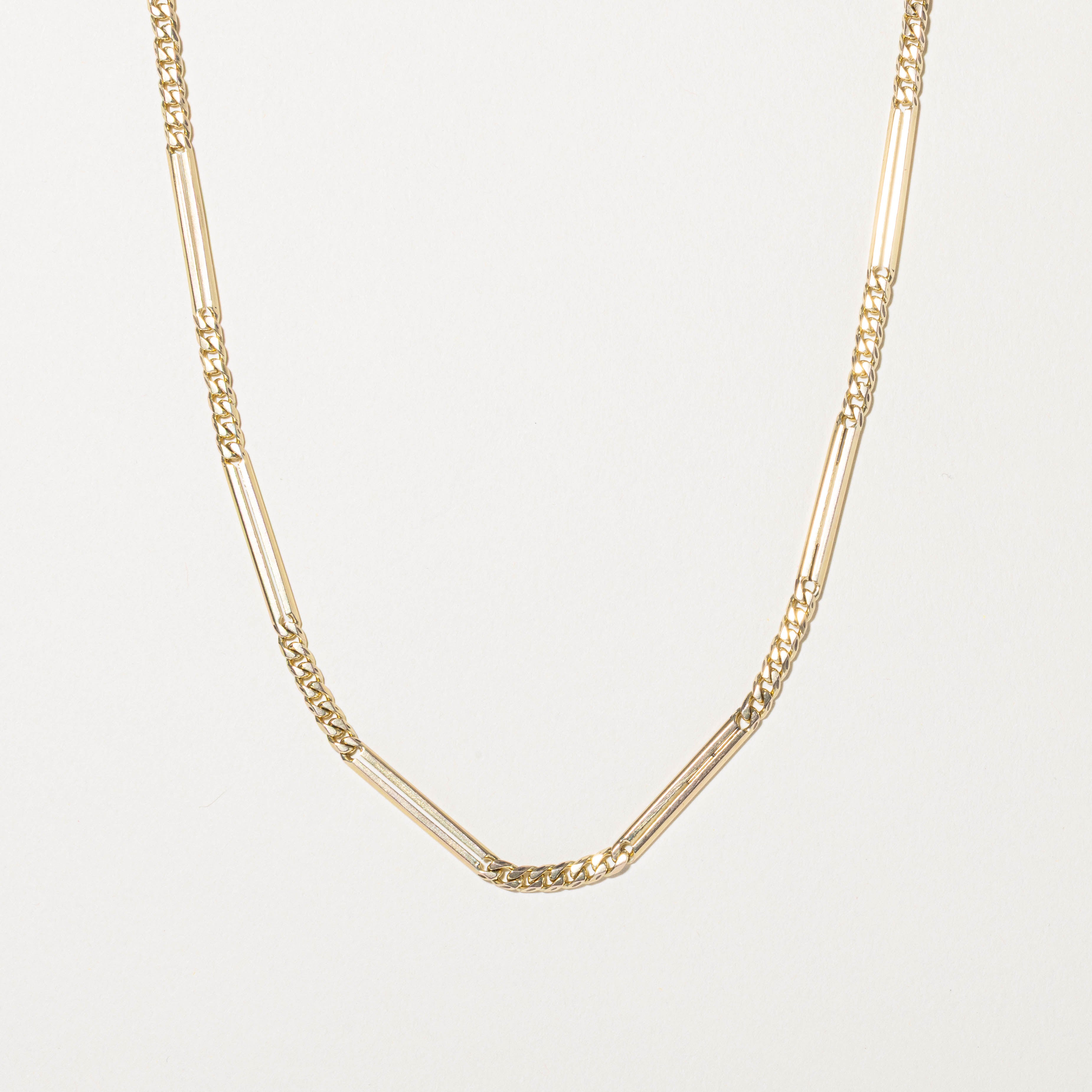 10k Trombone Link Chain | 20"