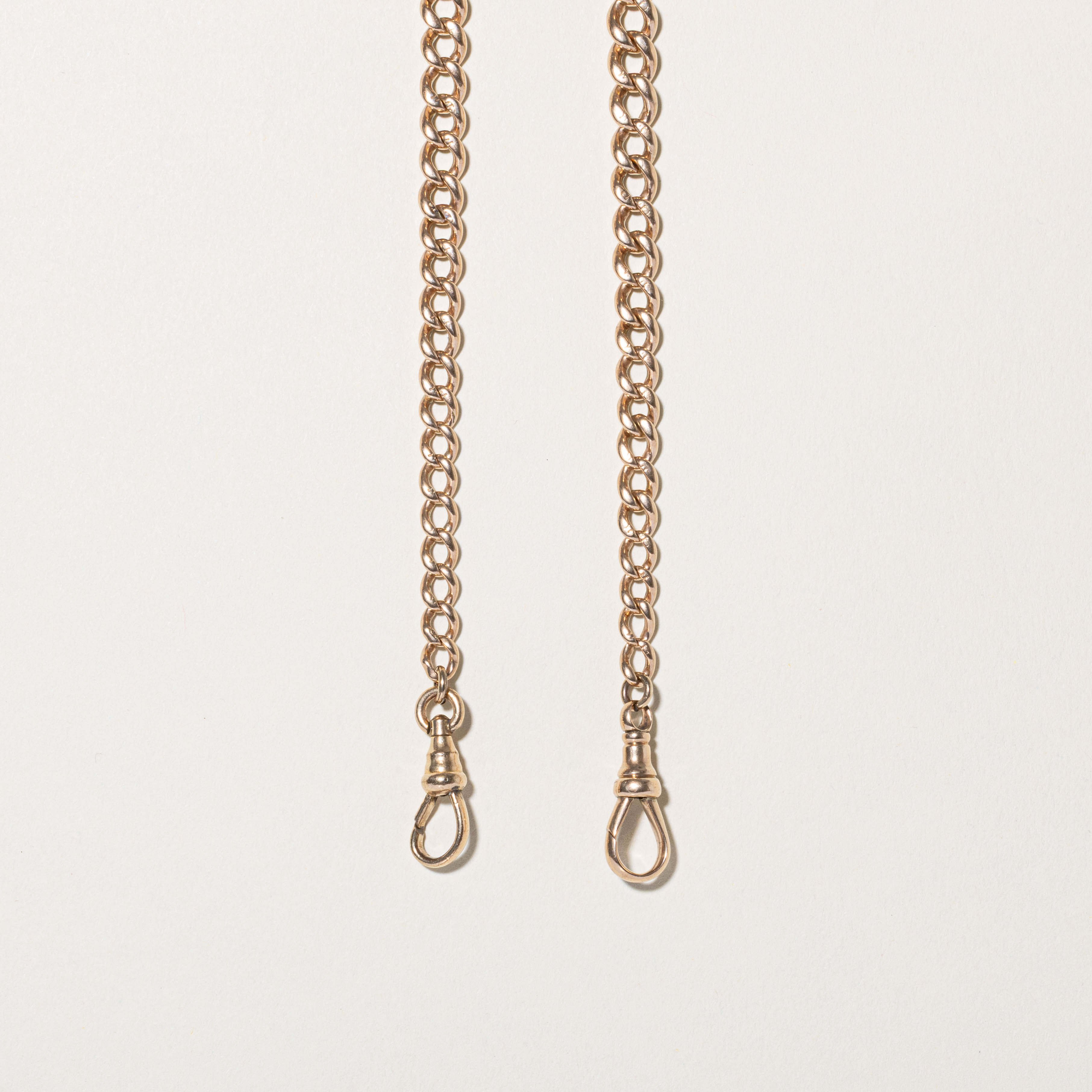 10k Curb Link Graduated Chain | 15"