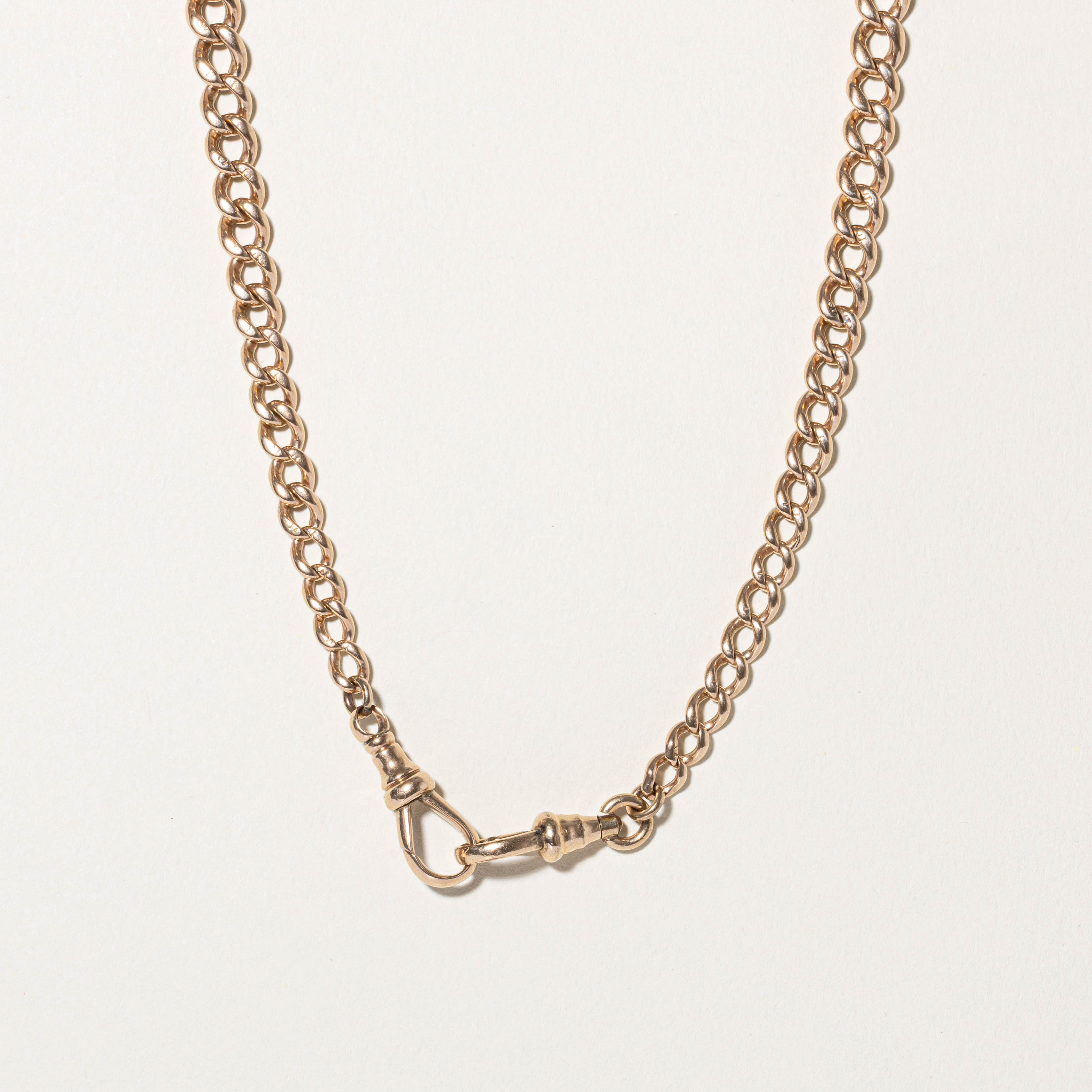 10k Curb Link Graduated Chain | 15"