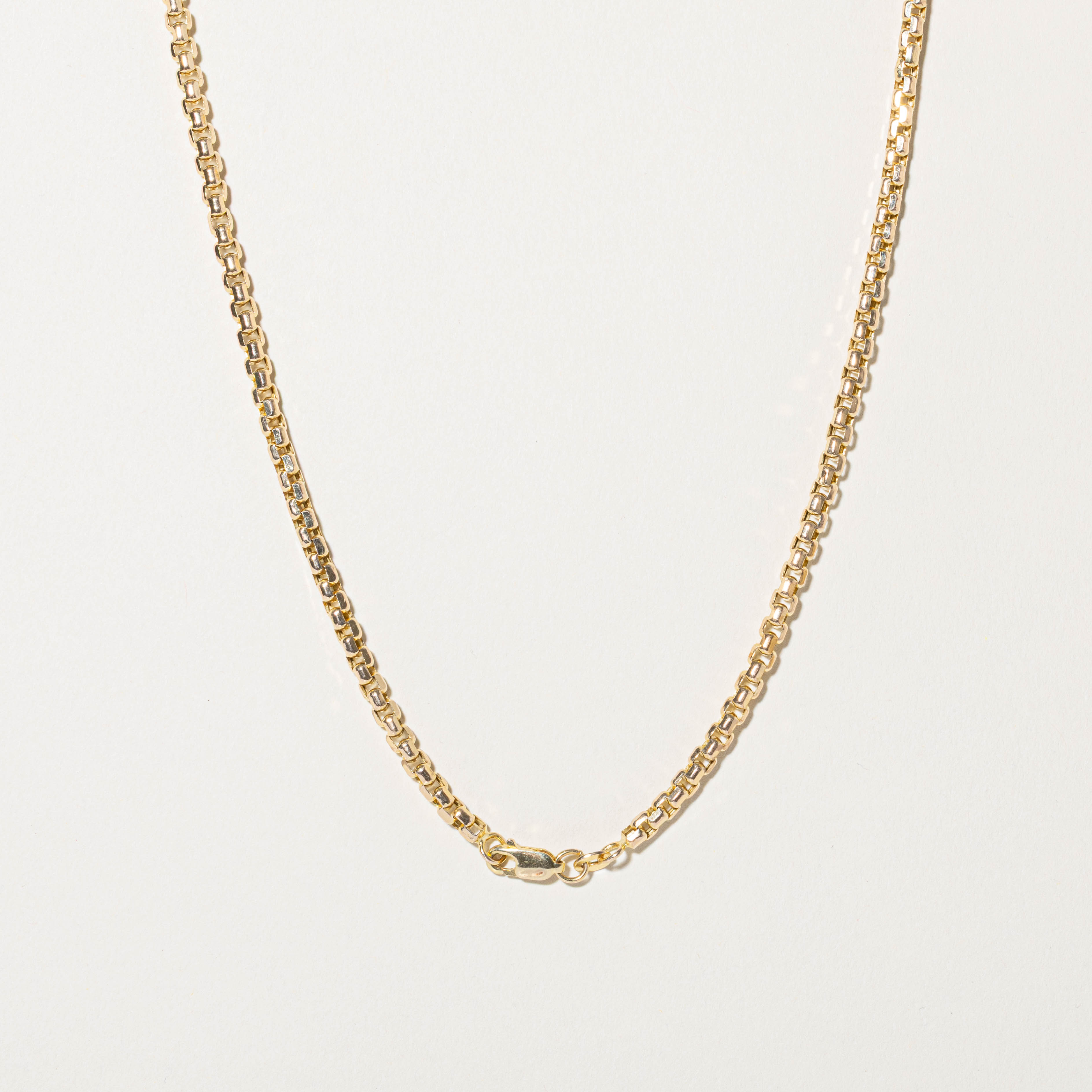 Italian 14k Box Link Chain | 24"