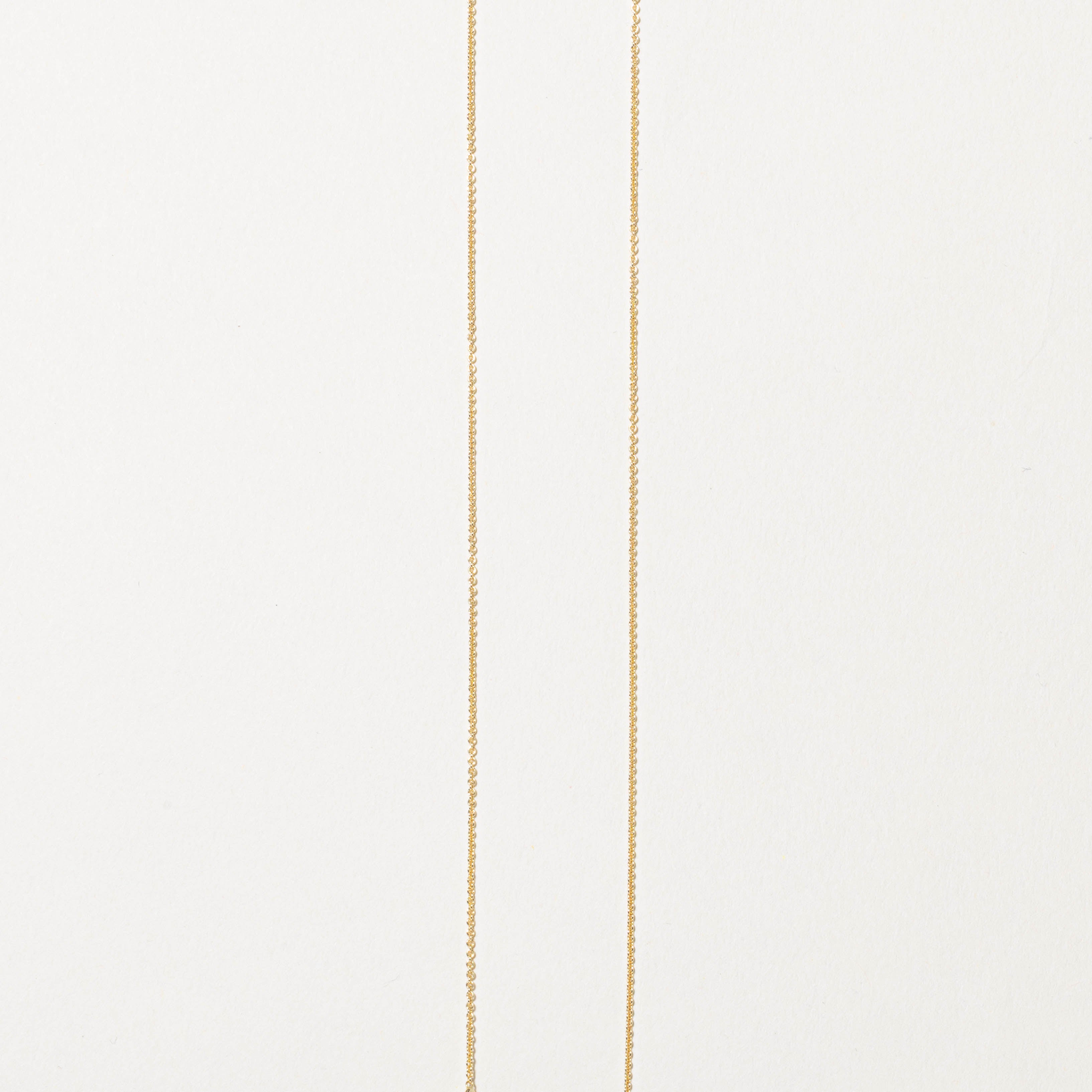 ‘Pyrrha’ 18k Cable Link Chain | 16"