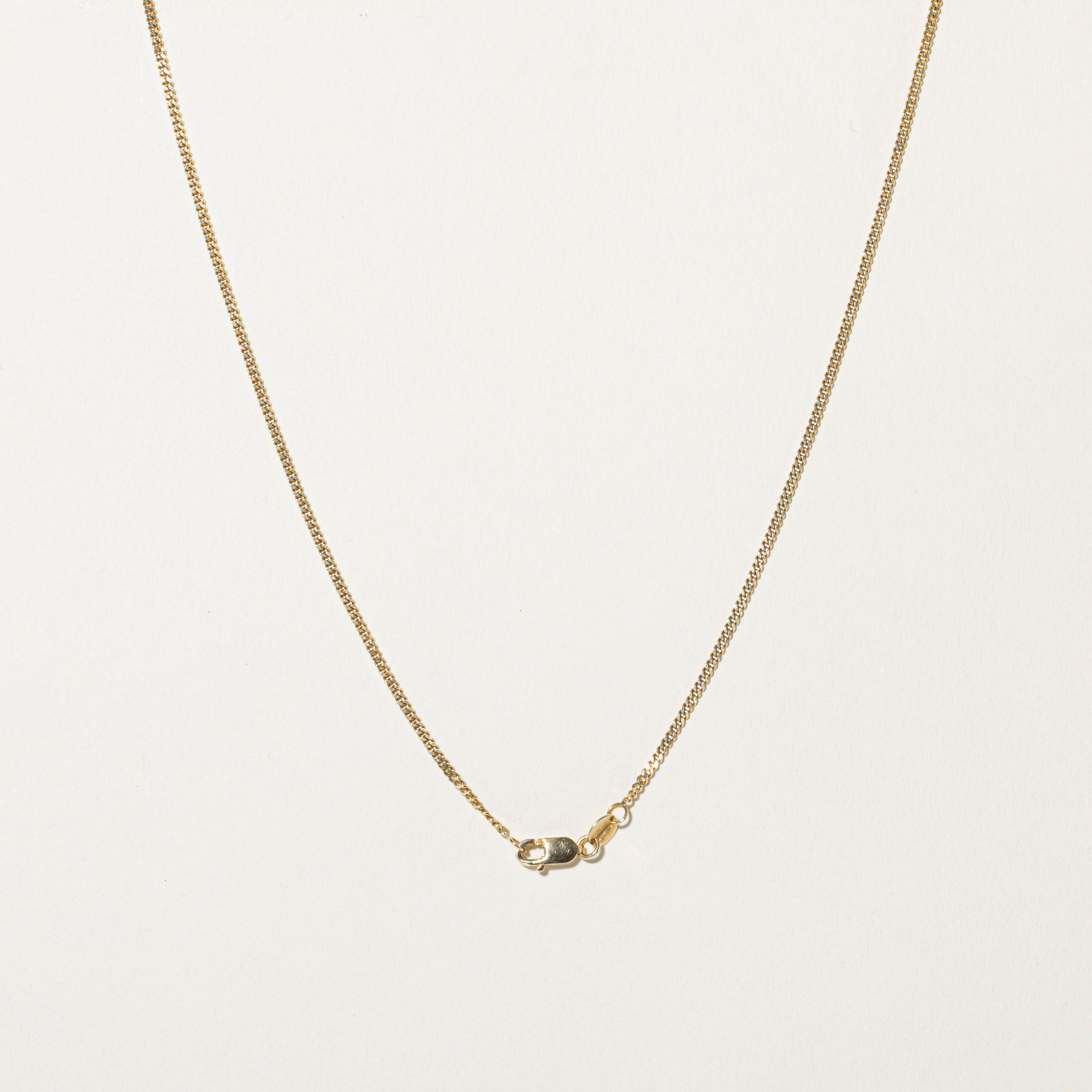 14k Openwork Cactus Pendant Necklace | 17"