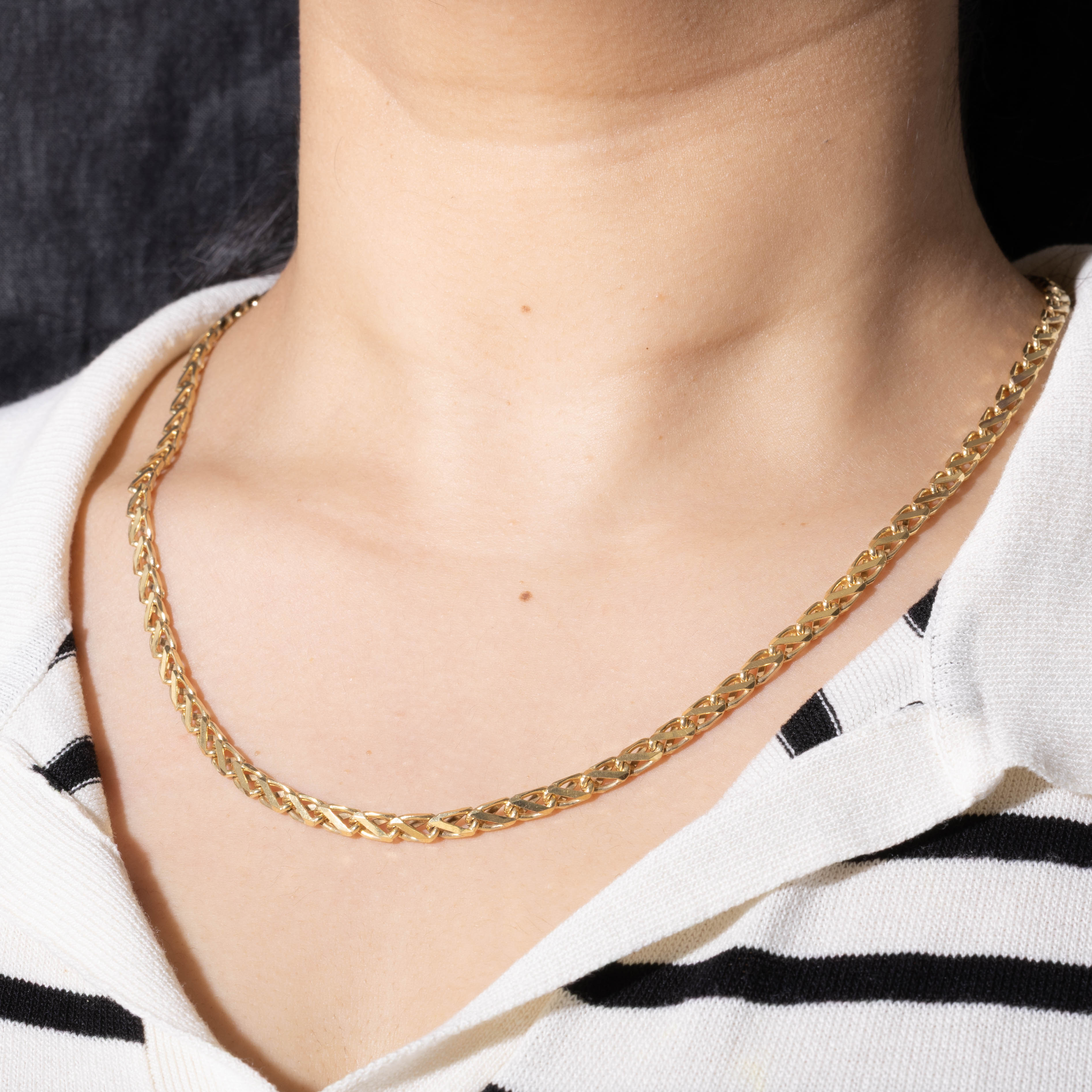 9k Diagonal Anchor Link Chain | 23"
