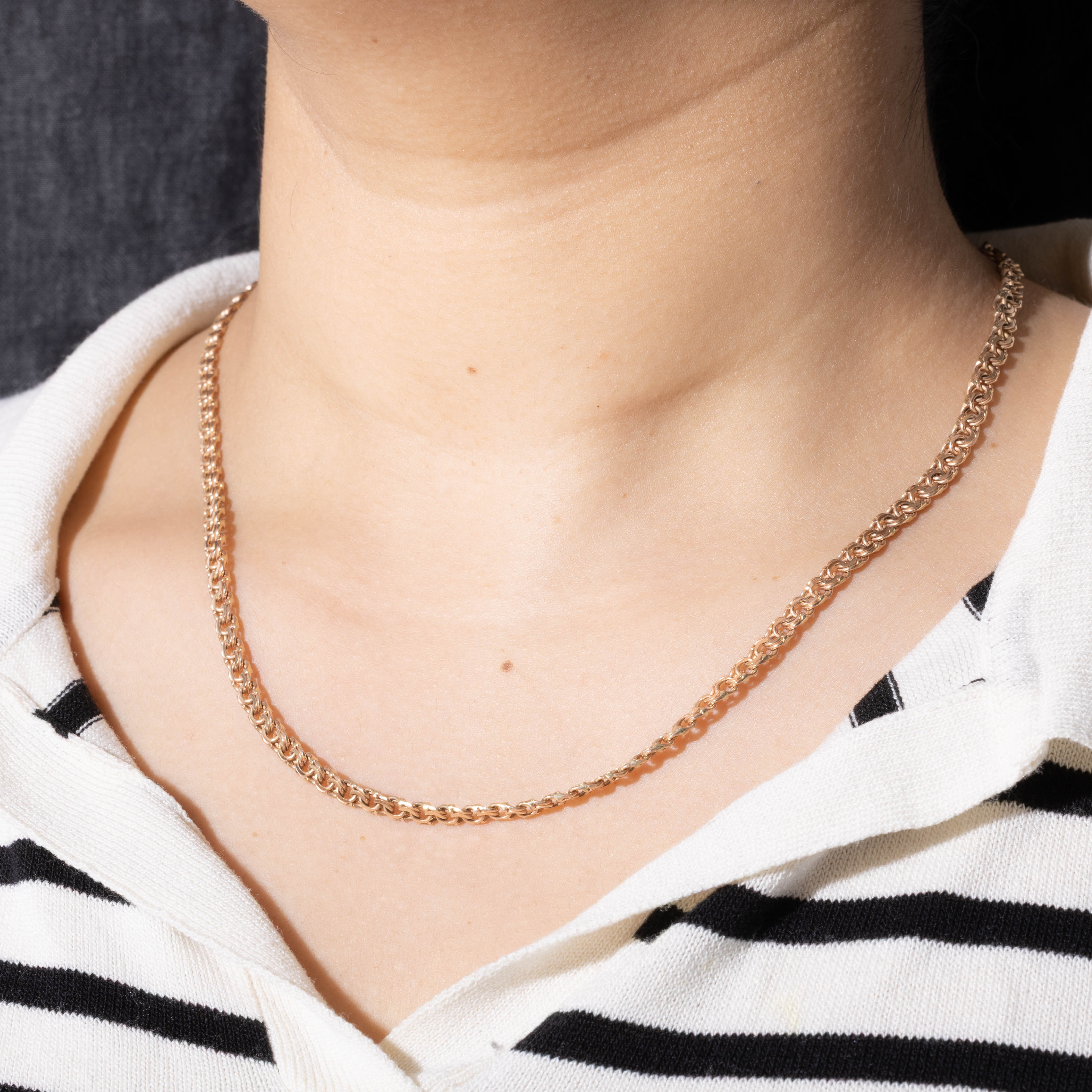 Soviet Era Ukrainian 14k Rose Gold Chain | 19"