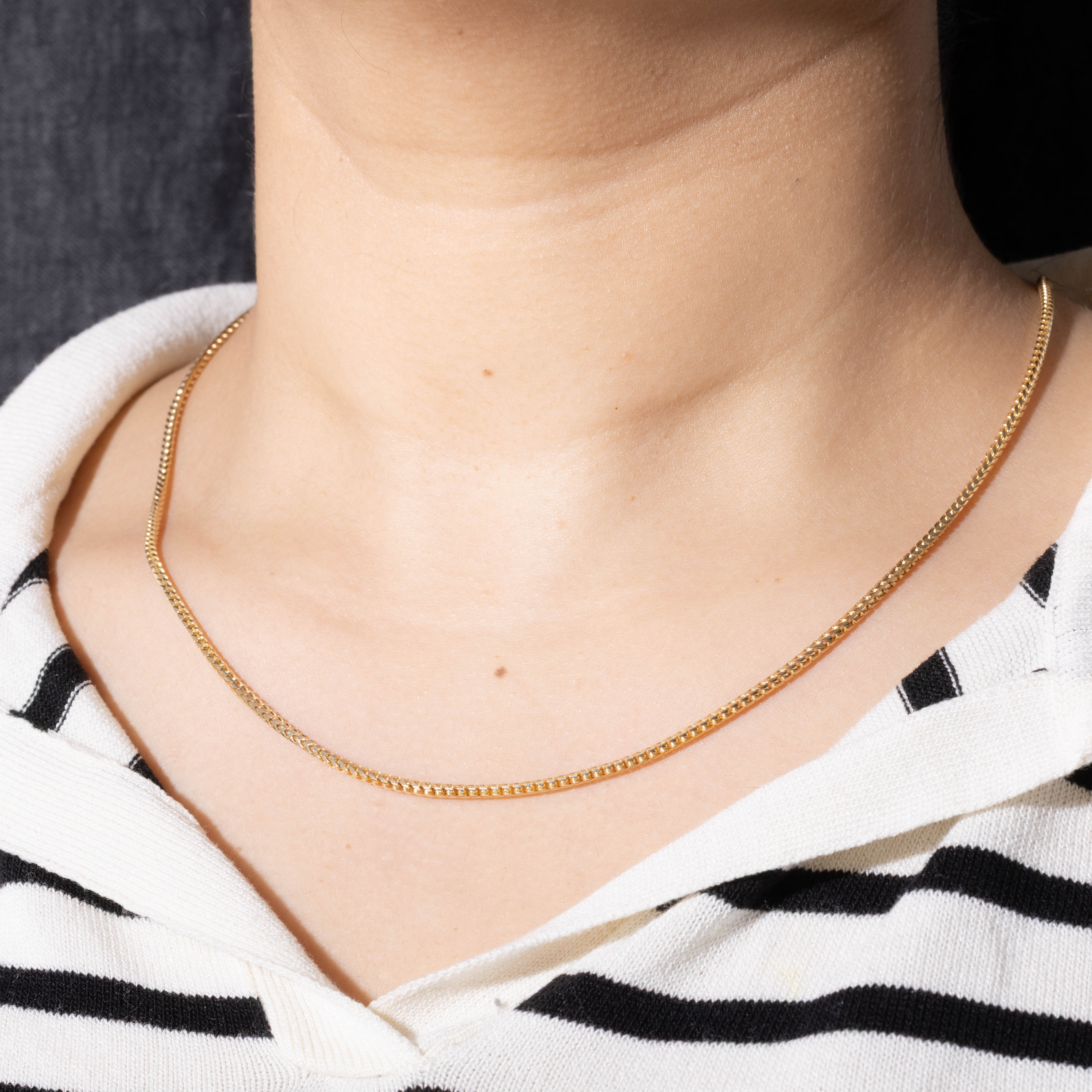 14k Franco Chain Necklace | 20"