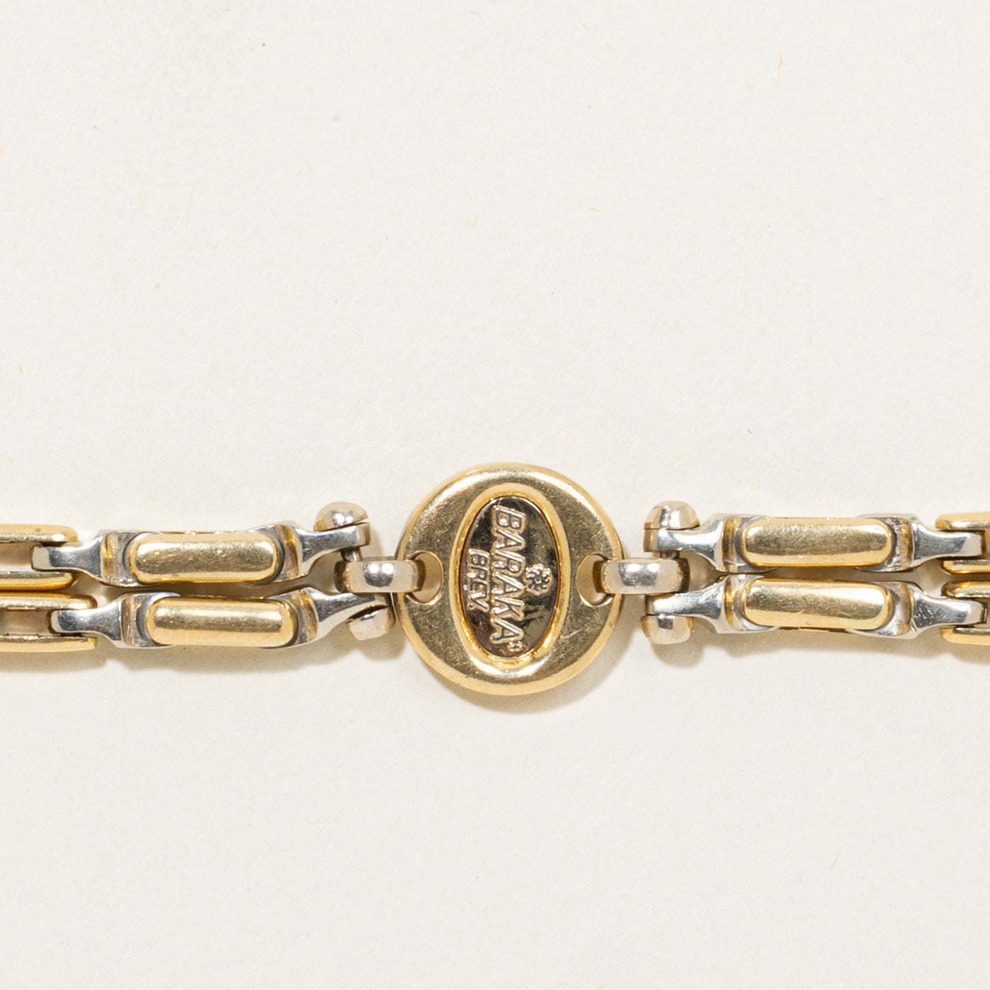 'Baraka' Italian 18k Two-Tone Link Bracelet | 7.25"