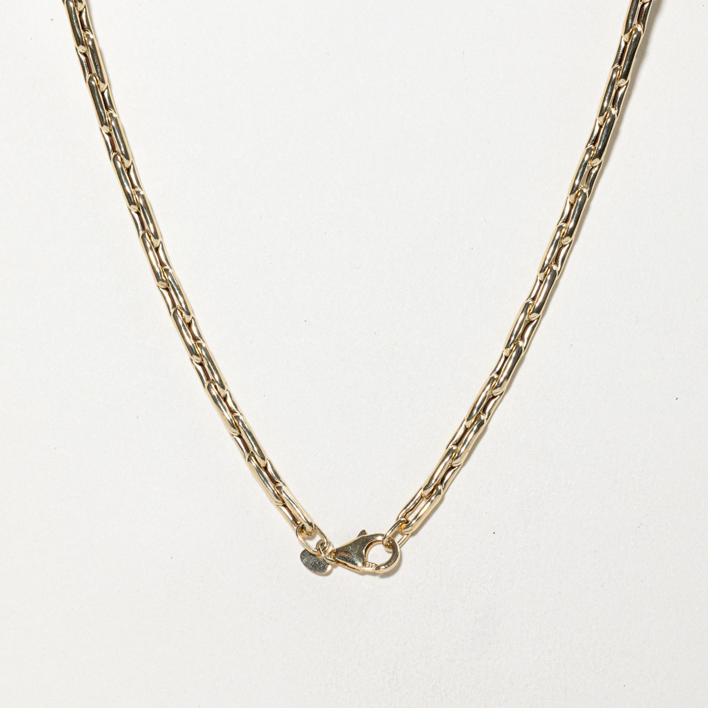Italian 14k Modified Paperclip Chain | 3.70mm | 20"